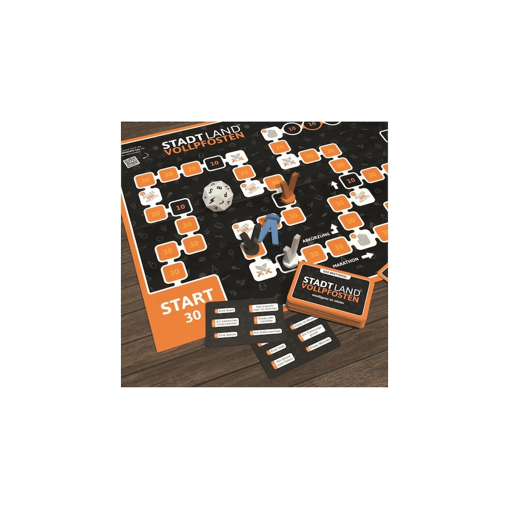 Spiel »LAND VOLLPFOSTEN – Das offizielle Brettspiel«