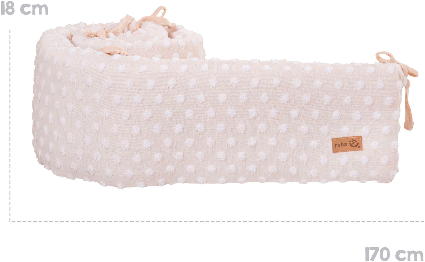 roba® Bettnestchen »frosty almond«