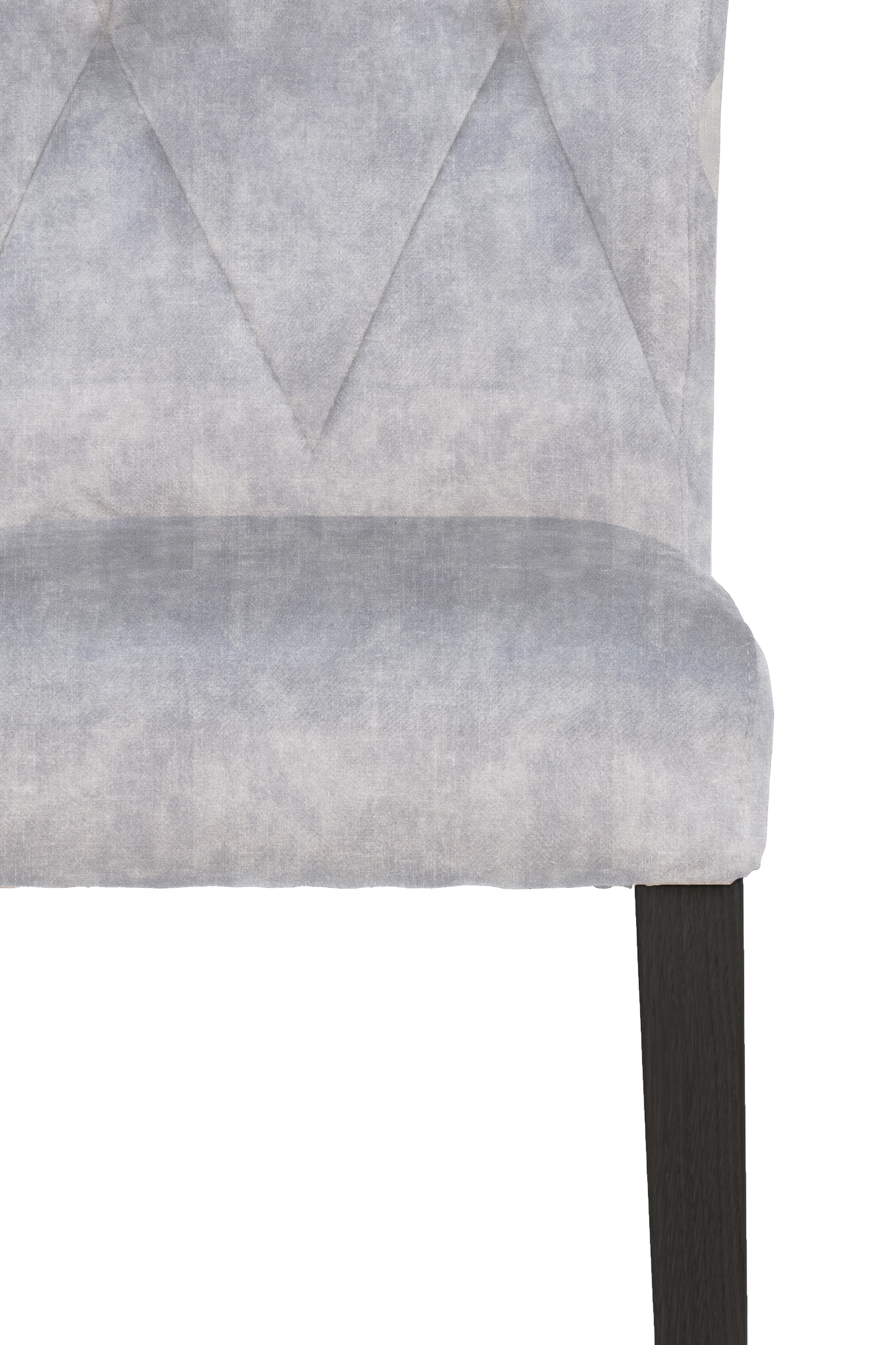 Home affaire 4-Fussstuhl »Diamond«, (Set), 2 St., Samtvelours, Sitz und Ruecken gepolstert