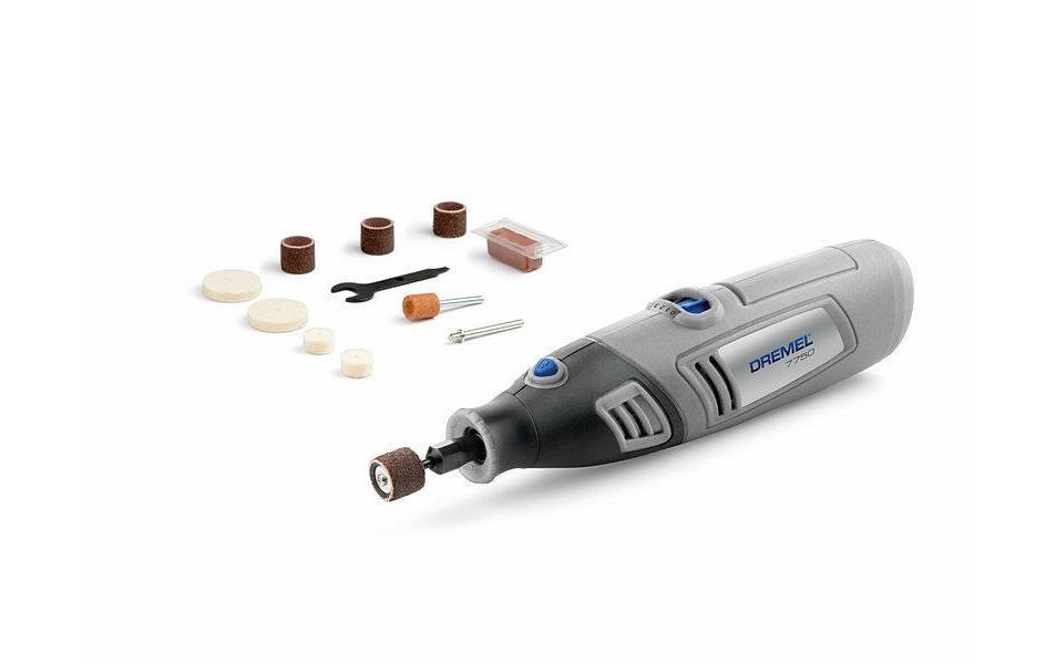DREMEL Elektro-Multifunktionswerkzeug »7750-10«, (Set), Funktionen: Bohren; Fräsen; Gravieren; Polieren; Schleifen; Trennen