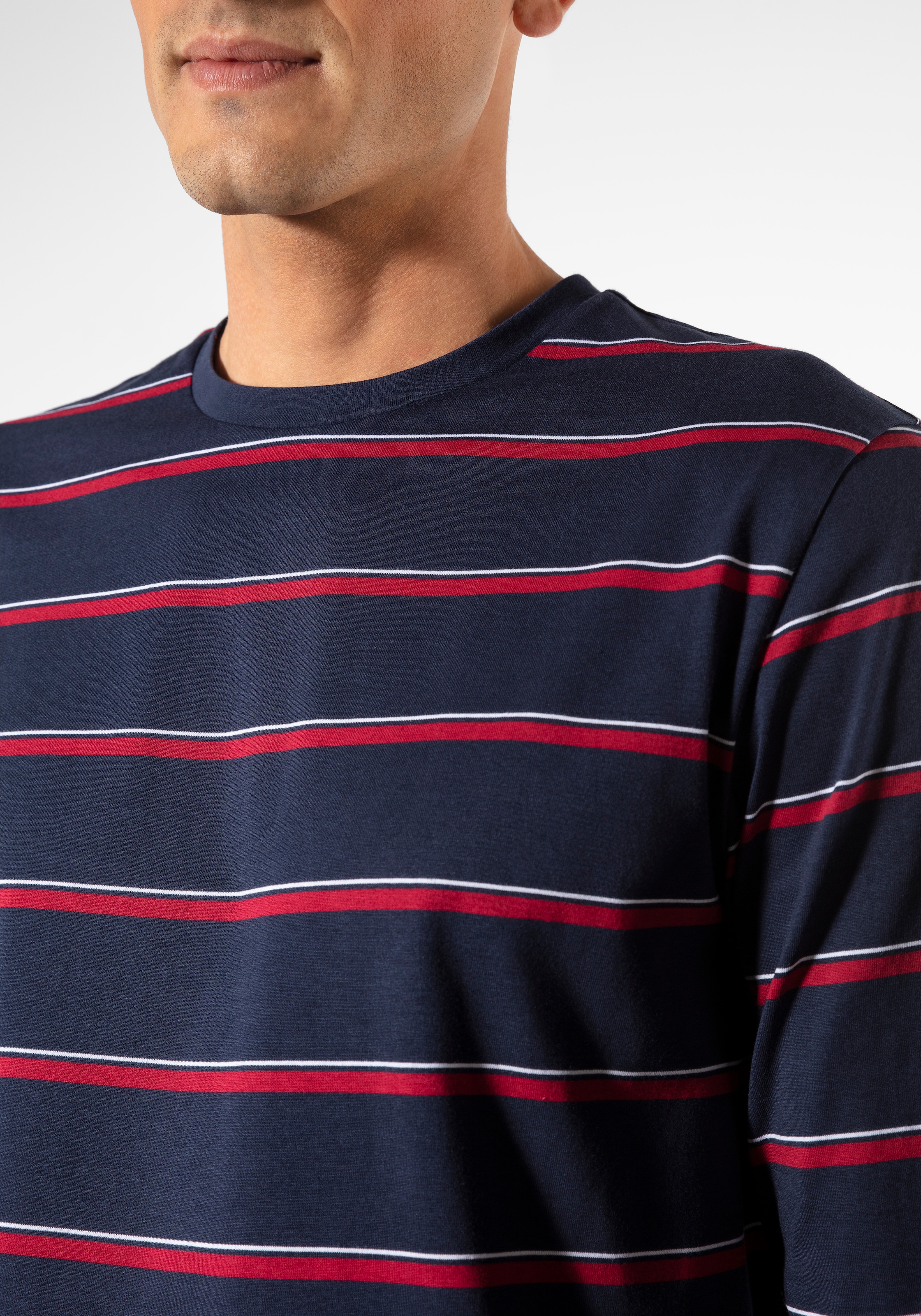 H.I.S Pyjama 1 Stück, 2 pièces Schlafanzug mit garngefärbten Streifen