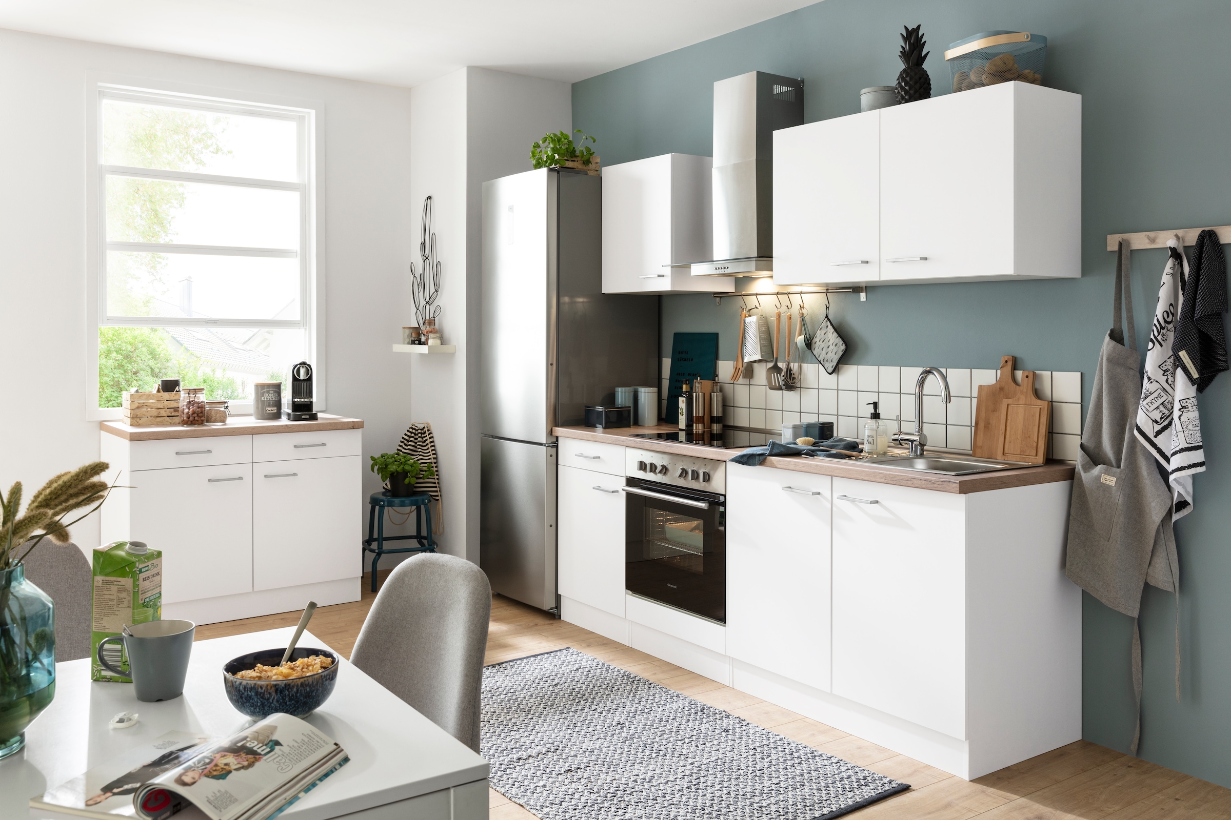 OPTIFIT Unterschrank »Iver« Breite 100 cm, 2 Türen und 2 Schubkästen, mit 38 mm Arbeitsplatte