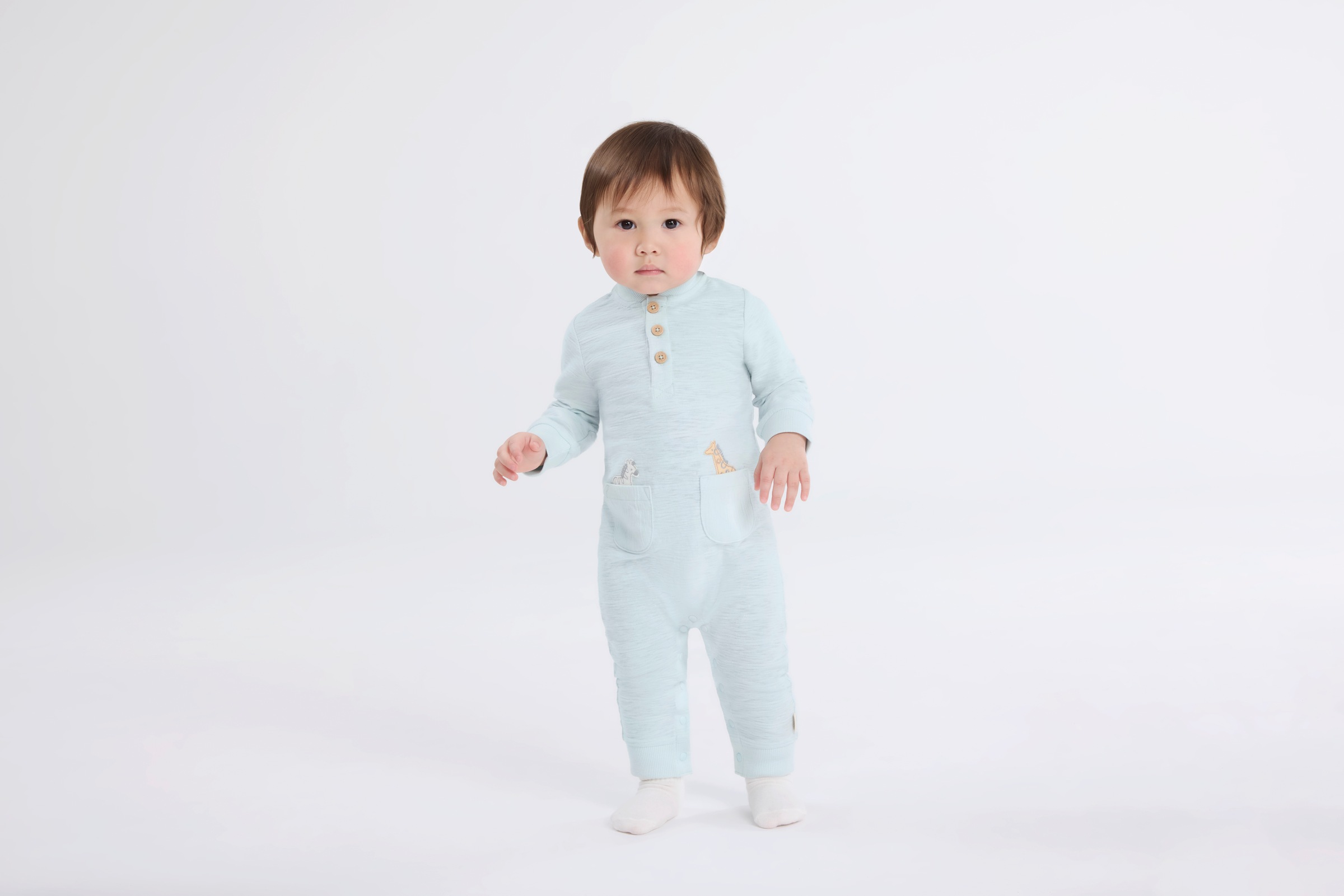 HUGGIES babywear Combinaison »HUGB COVERALL« mit Stickerei