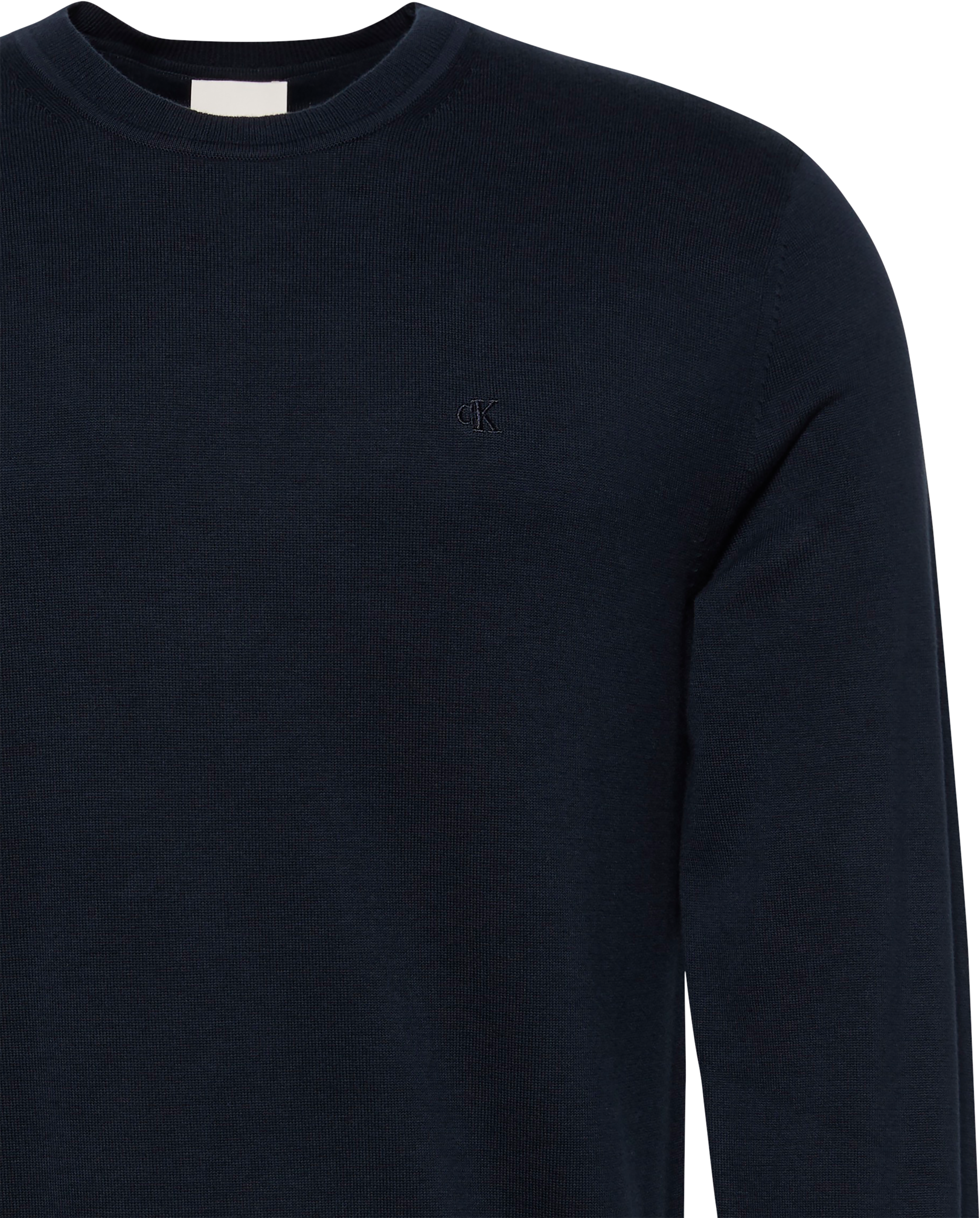 Calvin Klein Strickpullover »LS SUPIMA COTTON CREW 14GG«, Mit Rundhalsausschnitt