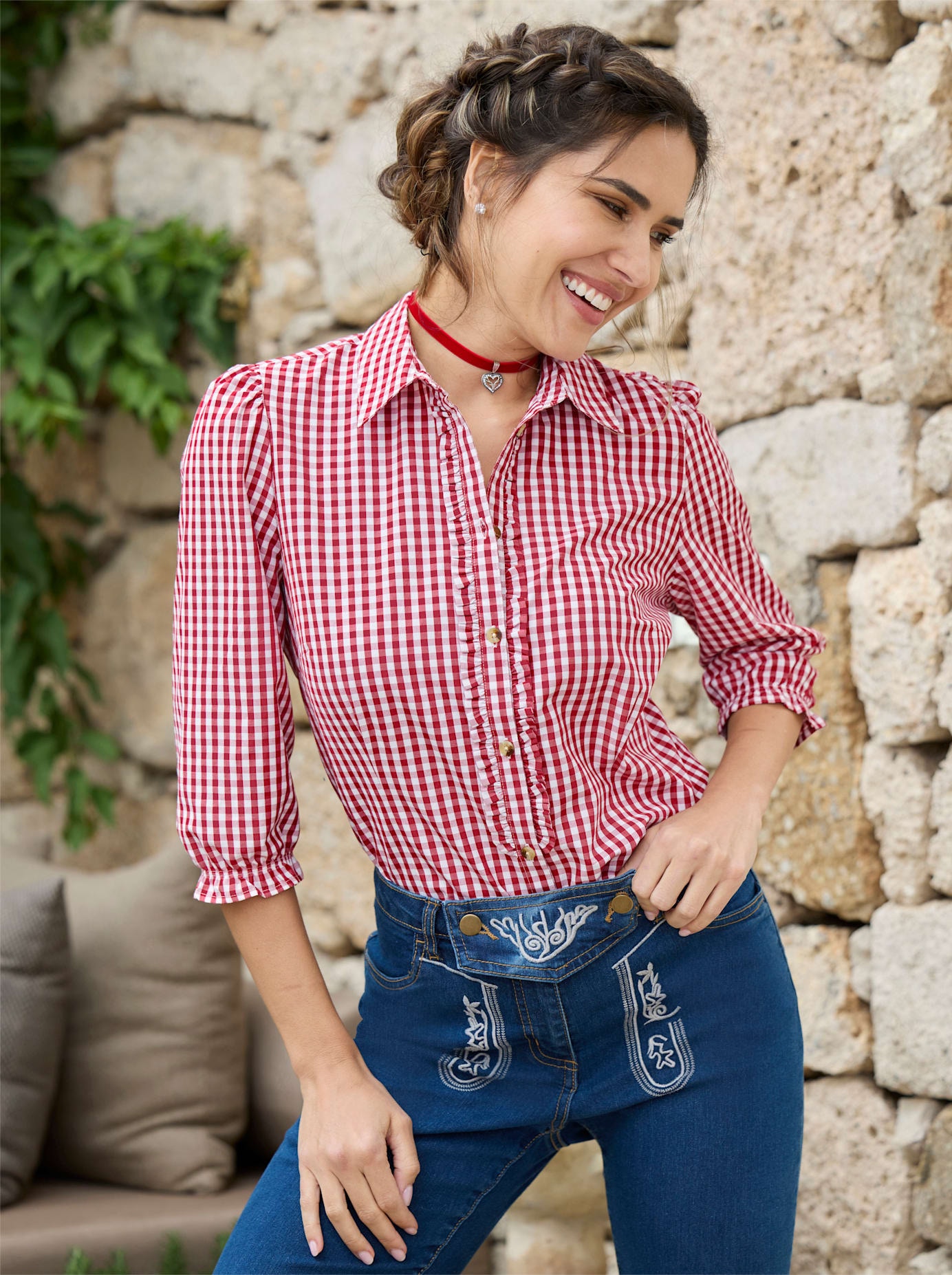 Image of Classic Basics Trachtenbluse