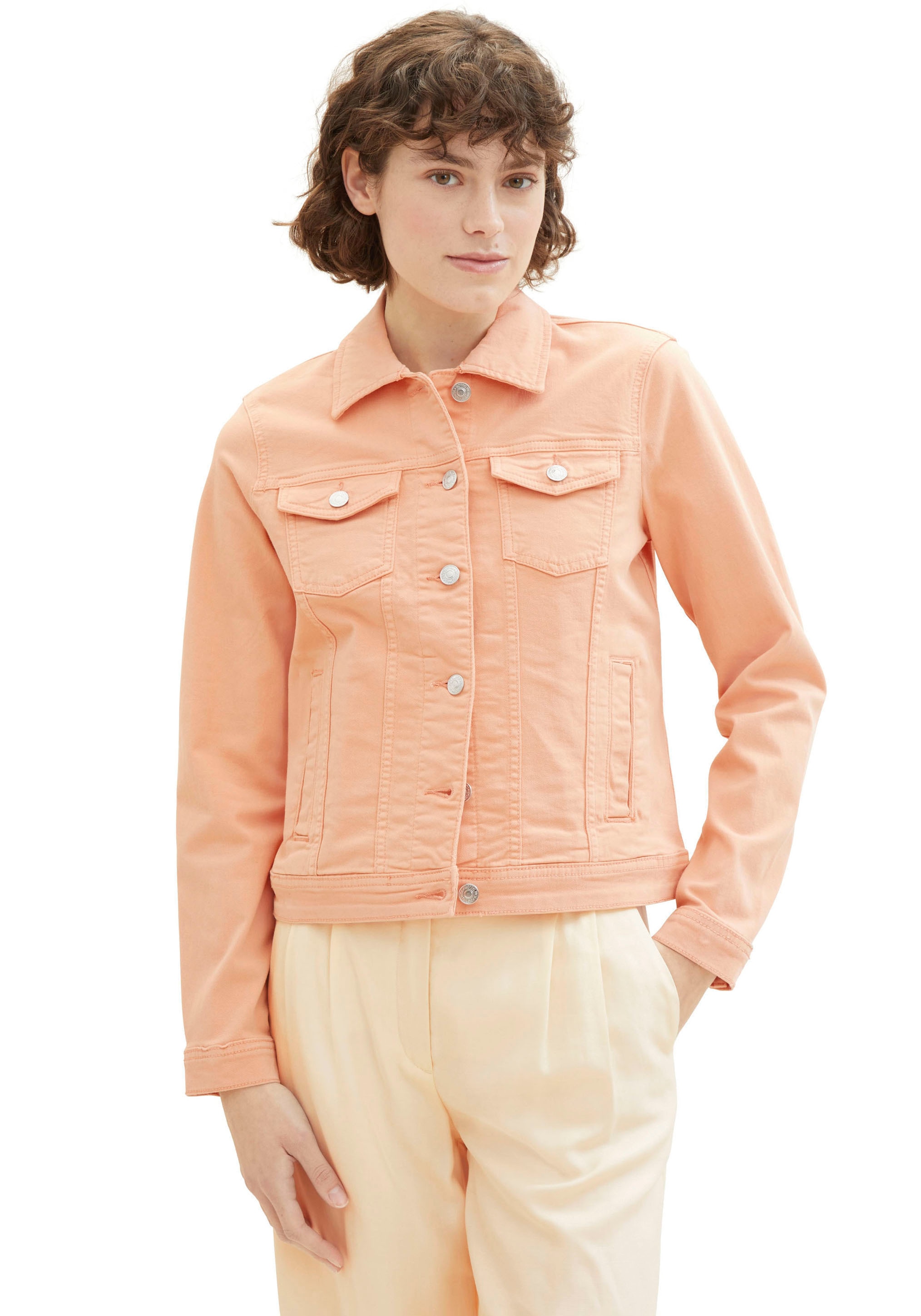 Jeansjacke, mit stylischen Brusttaschen
