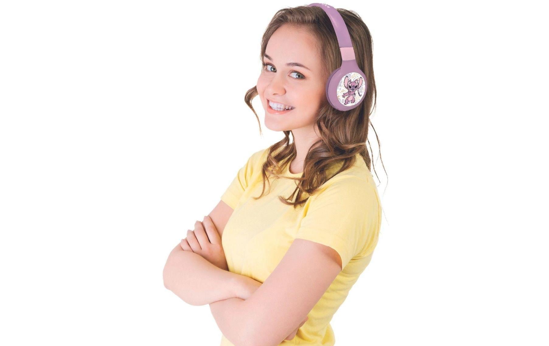 Lexibook® On-Ear-Kopfhörer »Disney Stitch Angel 2in1 Bluetooth-Kopfhörer«
