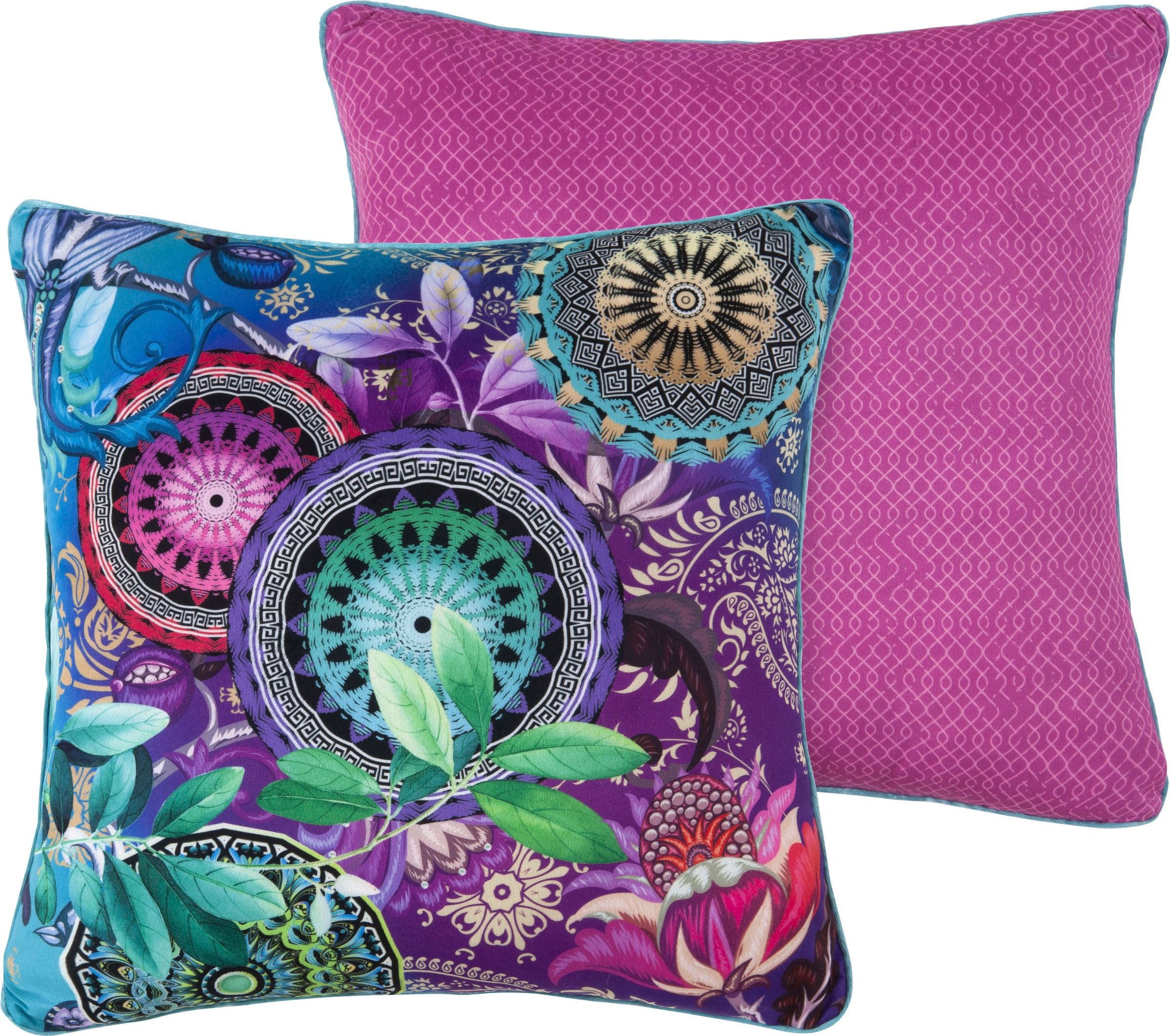 Image of hip Dekokissen »Axelle«, (1 St., 1 48x48 cm Dekokissen - Mit biese), mit Biese bei Ackermann Versand Schweiz