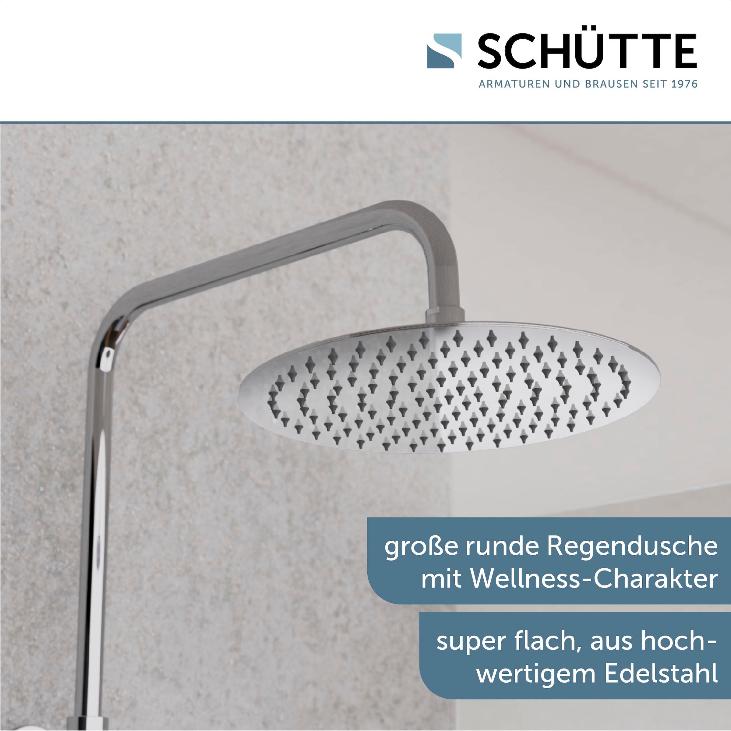 Schütte Brausegarnitur »AQUADUCT« höhenverstellbar 80-120 cm, Antikalk, wassersparend