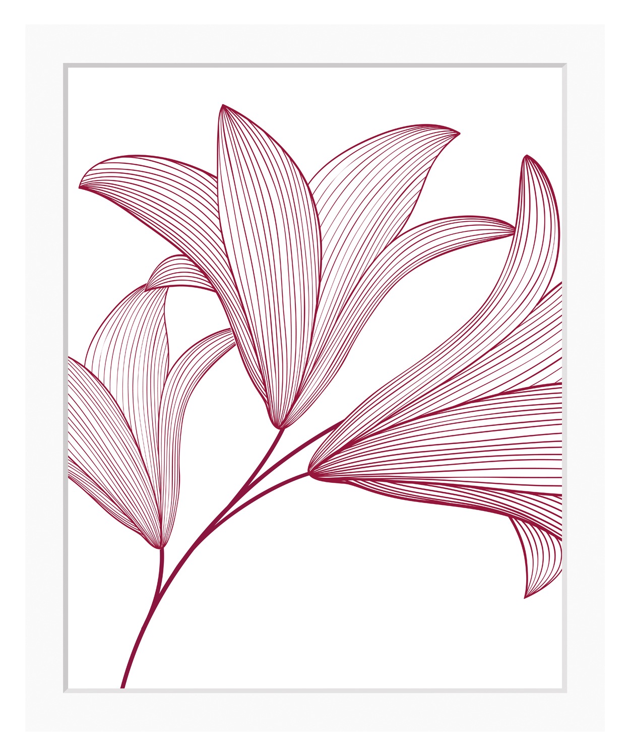 Image of queence Bild "Imsa" Blumen Blumenbilder Kunst Set, gerahmt, Blumen