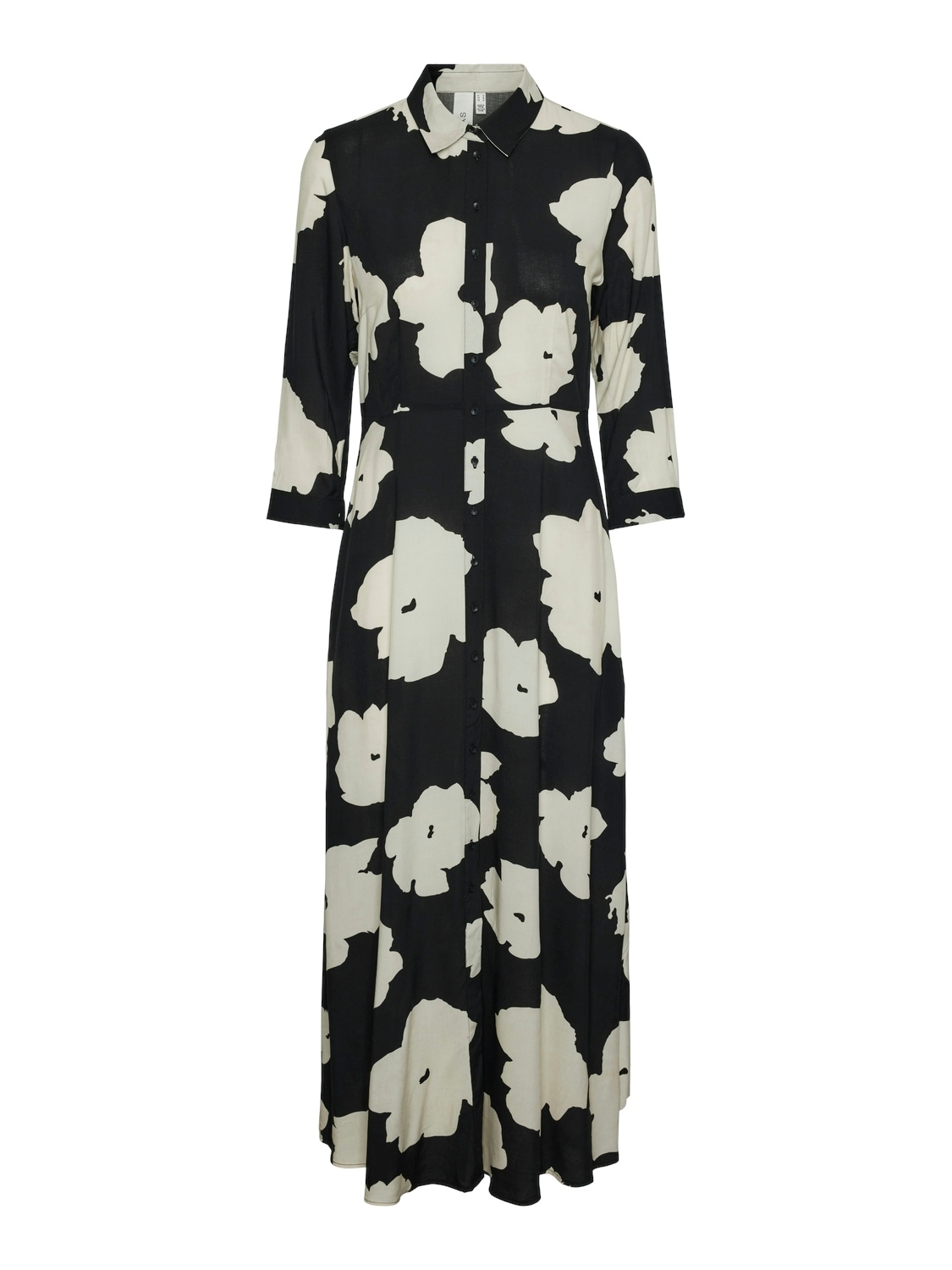 Y.A.S Hemdblusenkleid »YASSAVANNA LONG SHIRT DRESS«, Sommerkleid, mit 3/4 Ärmel
