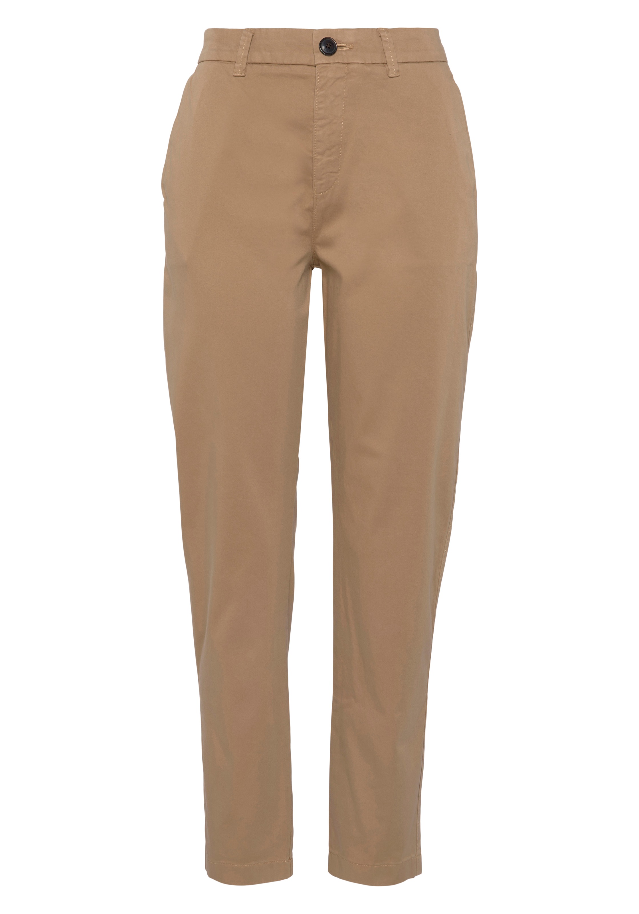 BOSS ORANGE Webhose »Tachini Premium Damenmode«, mit Leder-Brandlabel am hinteren Bundabschluss