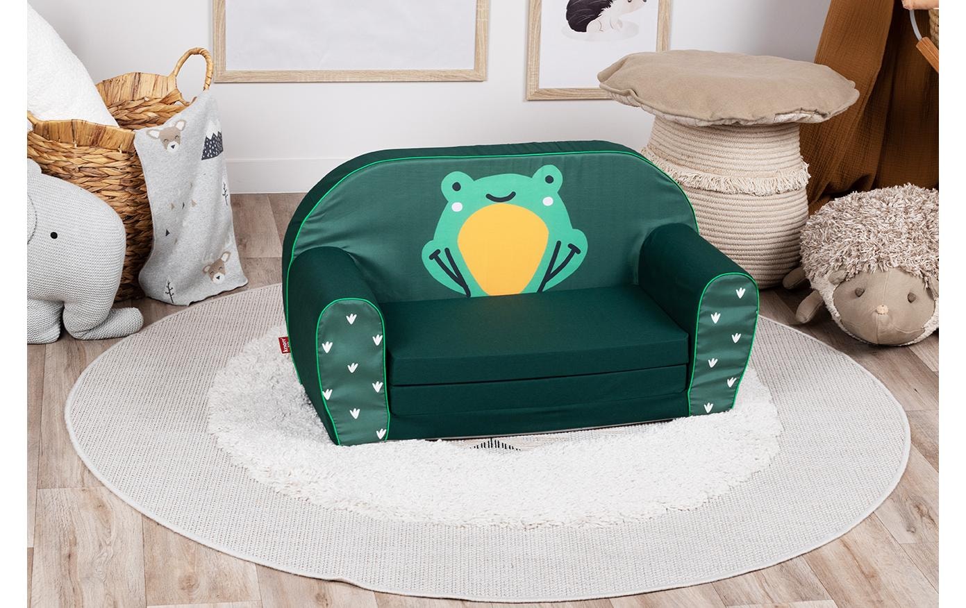 Knorrtoys® Kindersofa »Green frog«
