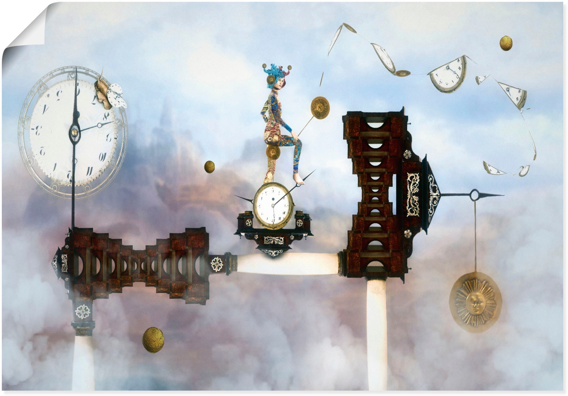 Image of Artland Wandbild »Närrische Zeit«, Kinder, (1 St.), in vielen Grössen & Produktarten - Alubild / Outdoorbild für den Aussenbereich, Leinwandbild, Poster, Wandaufkleber / Wandtattoo auch für Badezimmer geeignet bei Ackermann Versand Schweiz