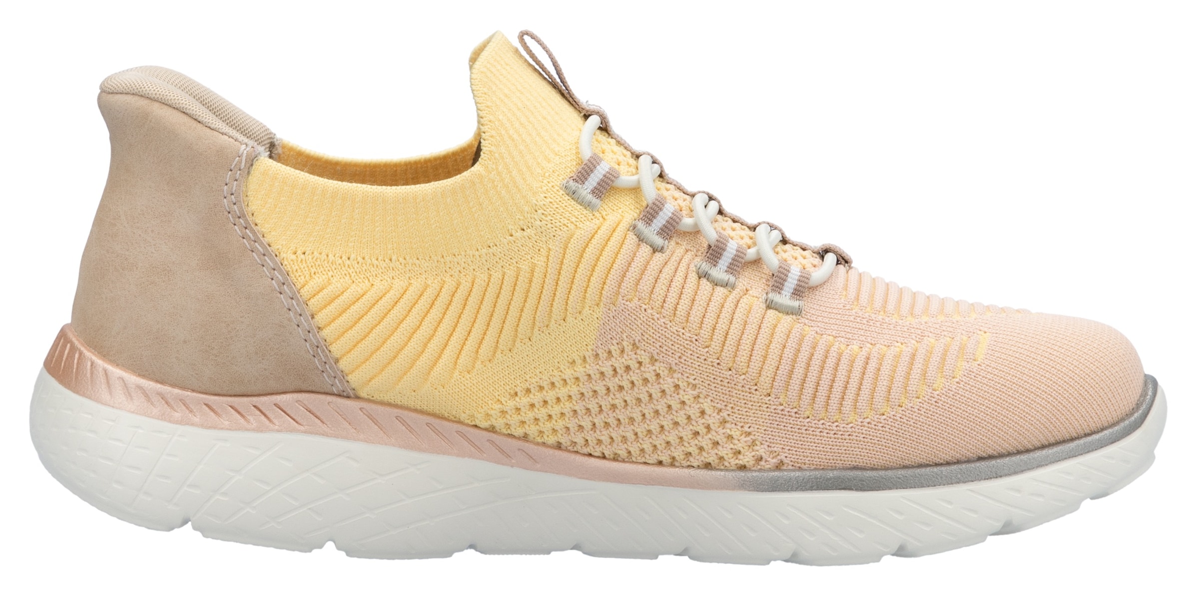 RIEKER Sport Slip-On Sneaker »Ready2GO«  , Halbschuh, Freizeitschuh, Slipper mit MemoSoft-Innensohle
