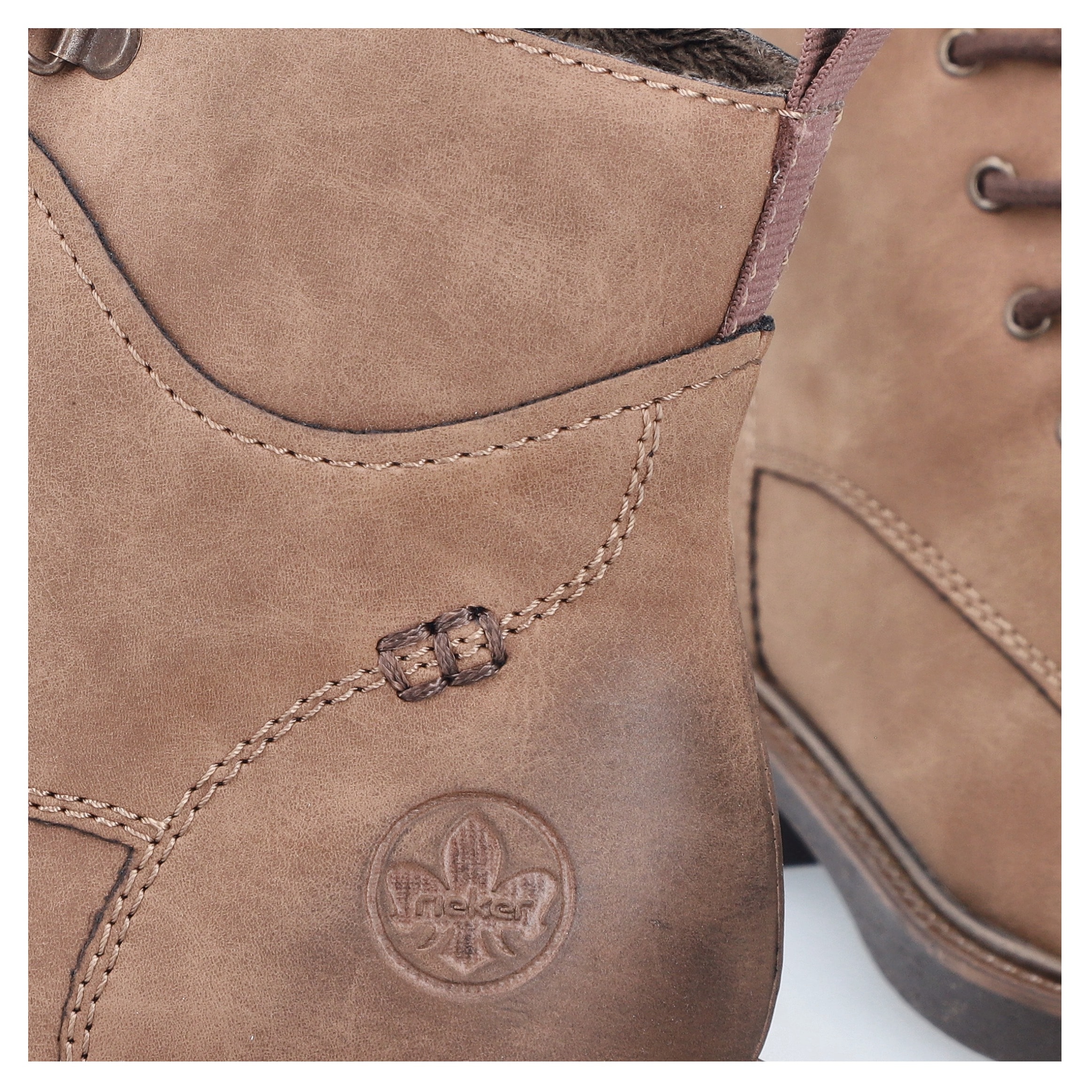 Rieker Schnürstiefelette  Schnürboots, Casual-Boots in aktueller Used-Optik