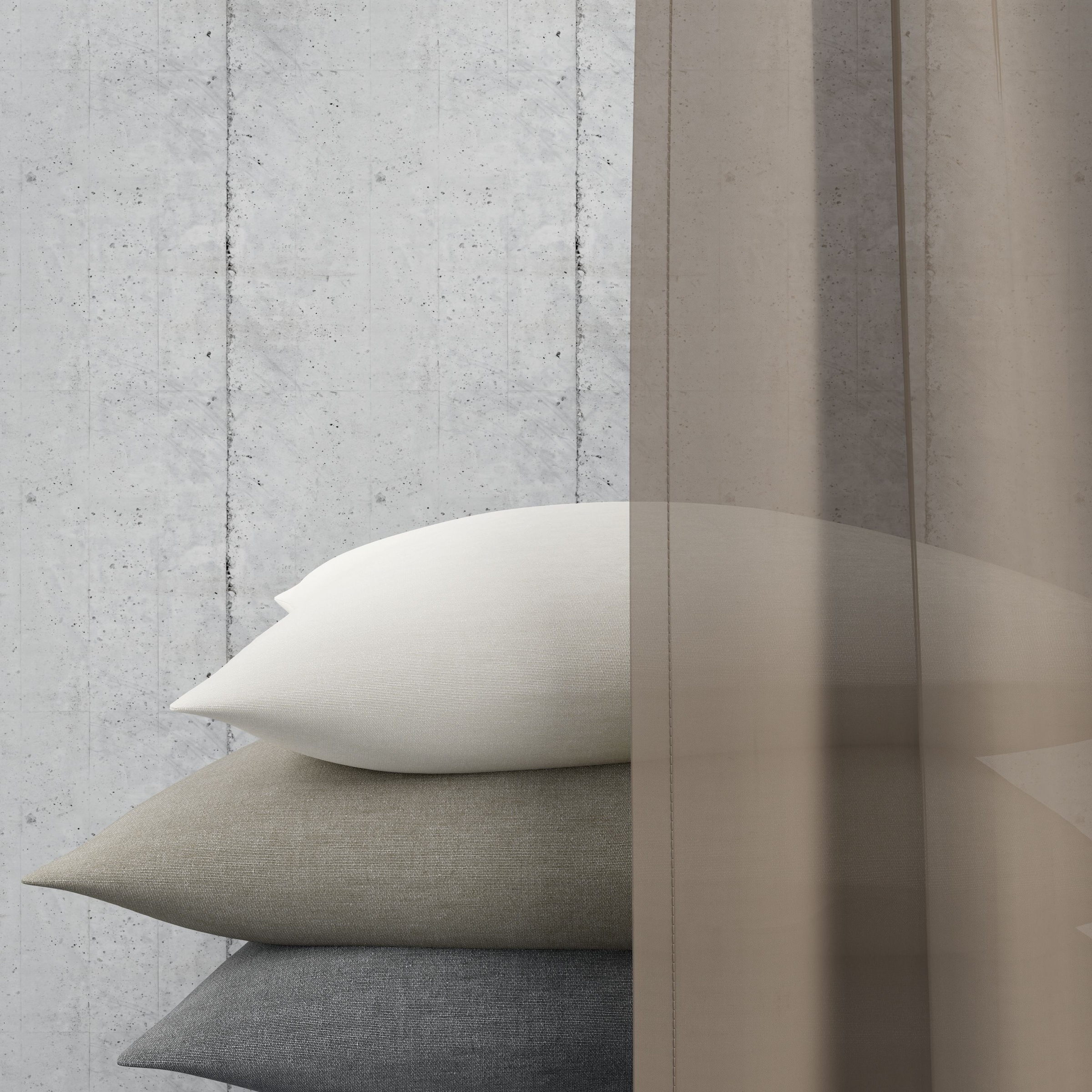 Neutex for you! Vorhang nach Mass »EVA«, (1 St.), Uni-Voile mit elegantem Glanz