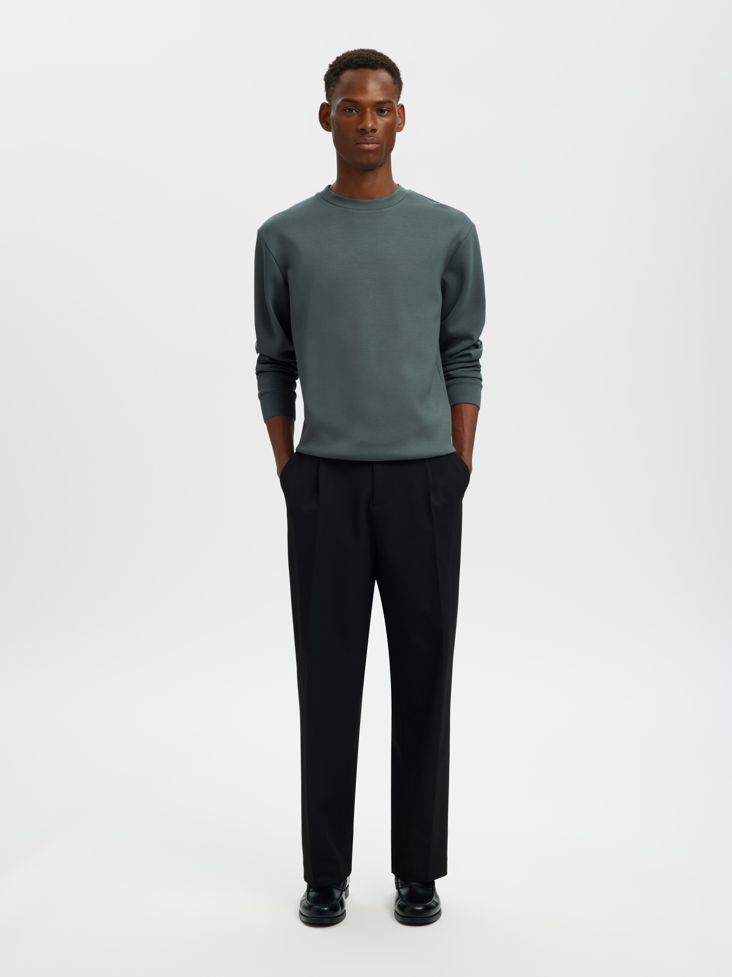 SELECTED Sweatshirt »SLHEMANUEL SOFT CREW NECK SWEAT NOOS«
