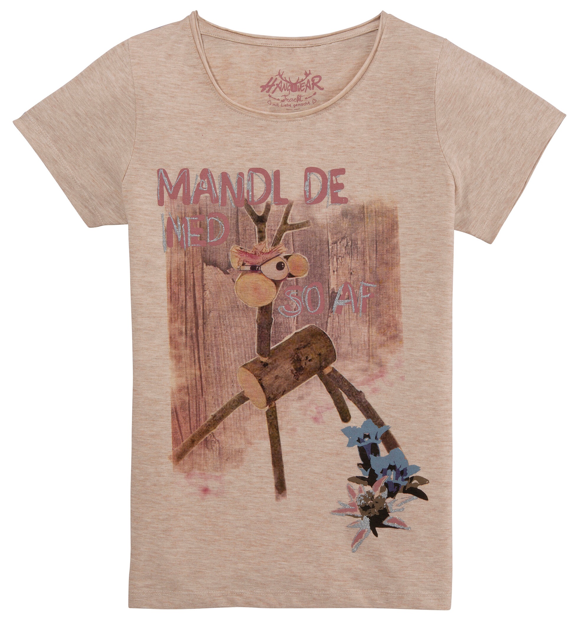 Image of Hangowear Trachtenshirt »Wilfriede«, Damen, mit Glitzerelementen bei Ackermann Versand Schweiz