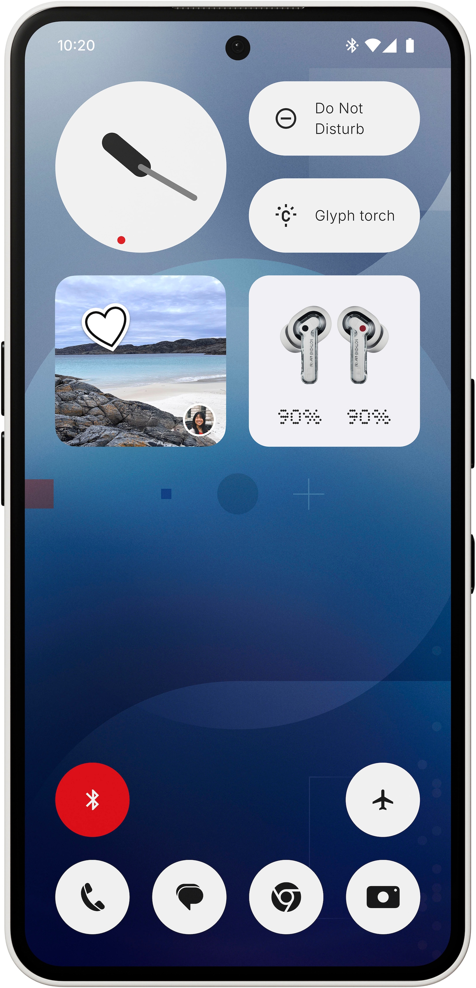 NOTHING Smartphone »PHONE (3a)« weiss