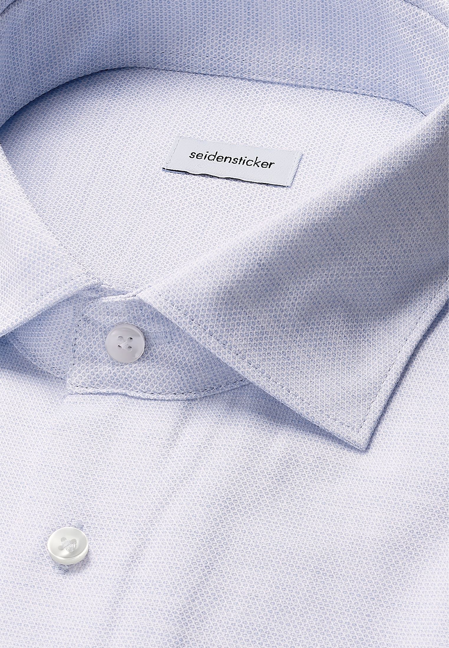 seidensticker Flanellhemd »Schwarze Rose« Regular 1/1 Kentkragen Struktur