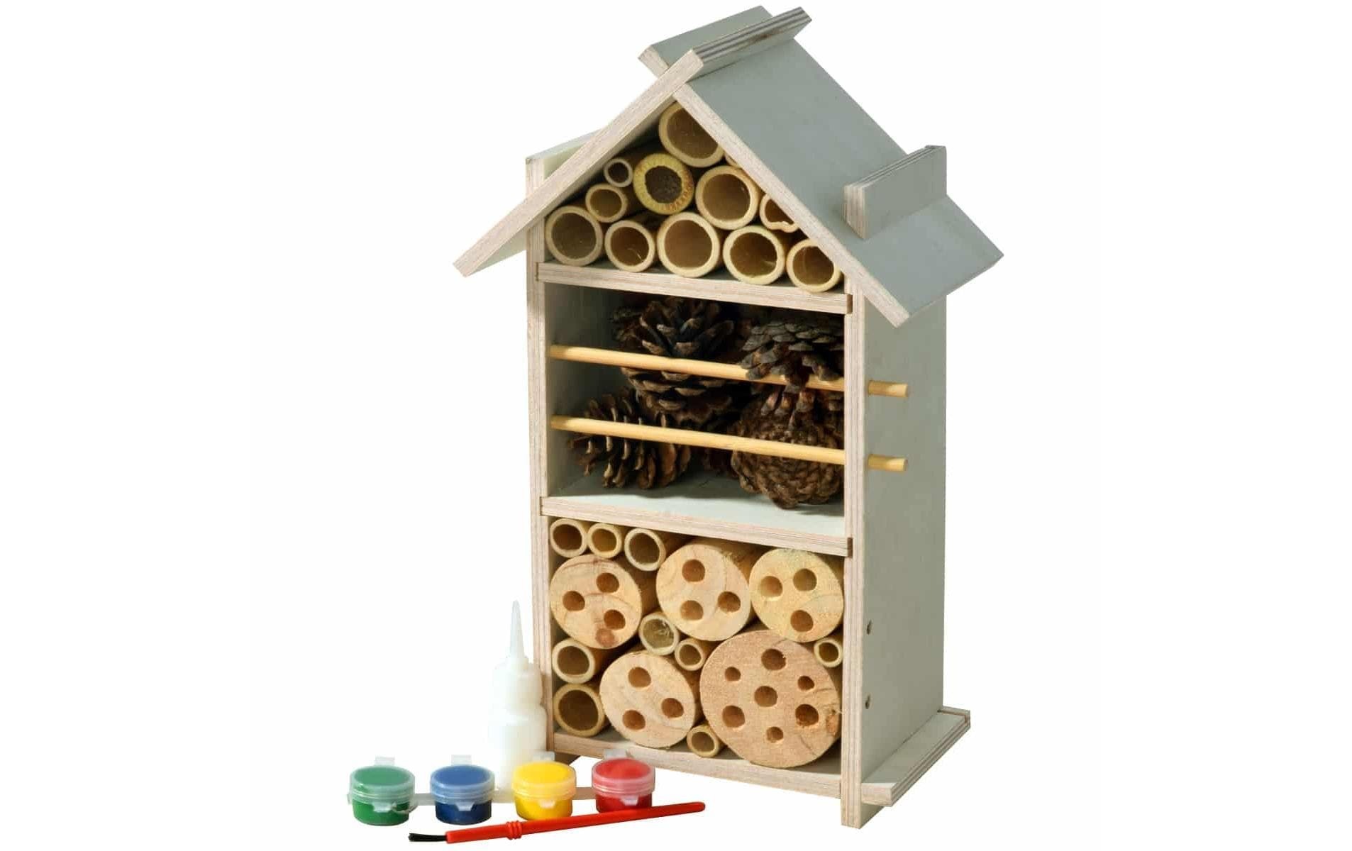 Image of dobar Insektenhotel "Bastelset, 16 x 9,5 x 28 cm"