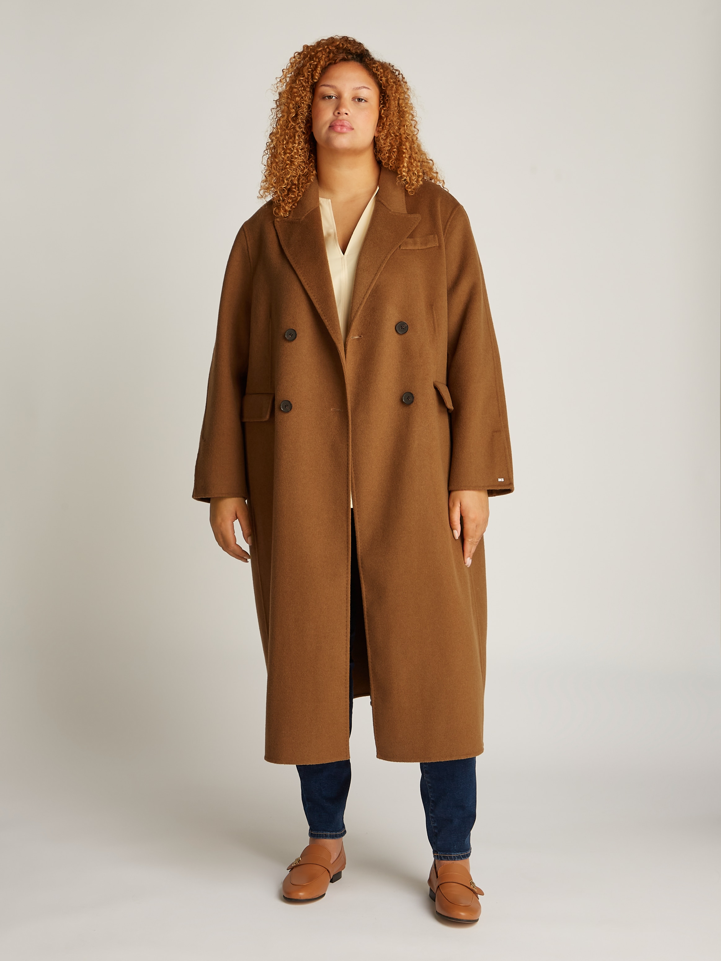 Kurzmantel »CRV DF WOOL BLEND DB COAT«, Grosse Grössen