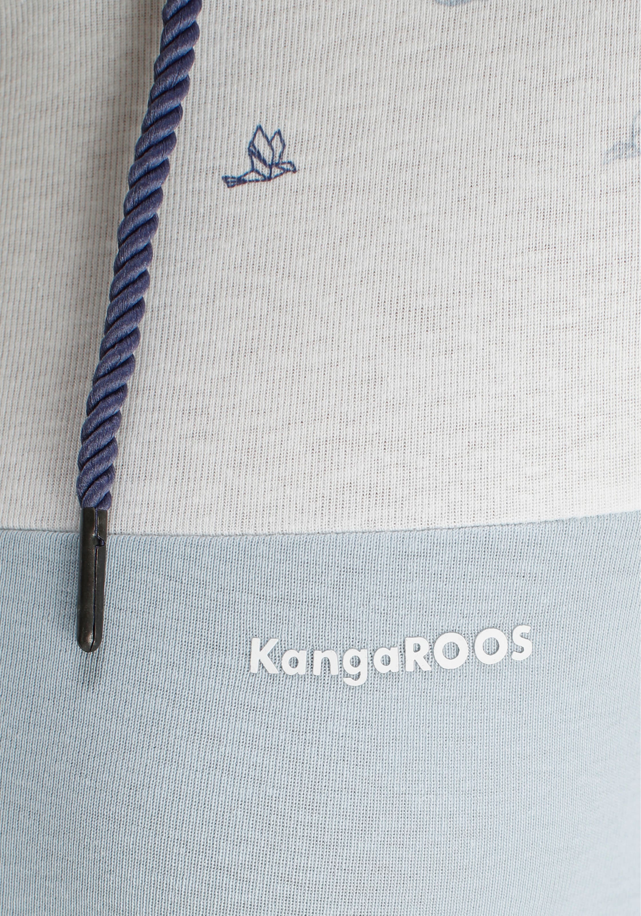 KangaROOS Kapuzenshirt, im trendigen Colorblocking-Design