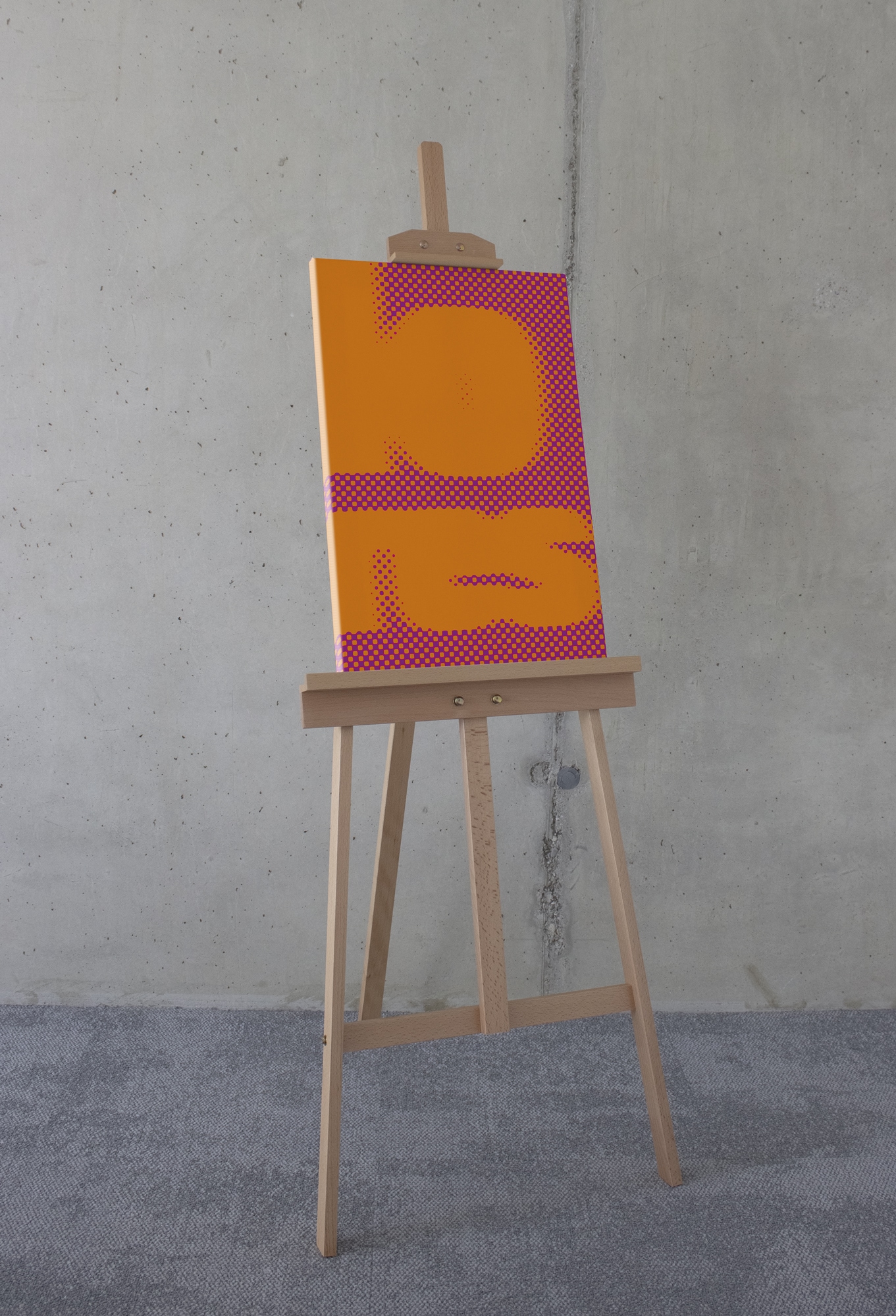 Komar Leinwandbild »Chunky Lounge - Grösse 40 x 60 cm«, Natur, (1 St.), Keilrahmenbild mi Echtholzrahmen