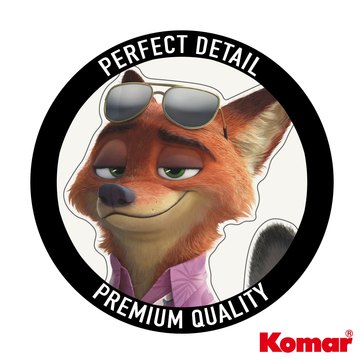 Komar Autocollant mural »Komar Wandtattoo - Zoomania - Grösse 50 x 70 cm« 50 x 70 cm (Breite x Höhe)