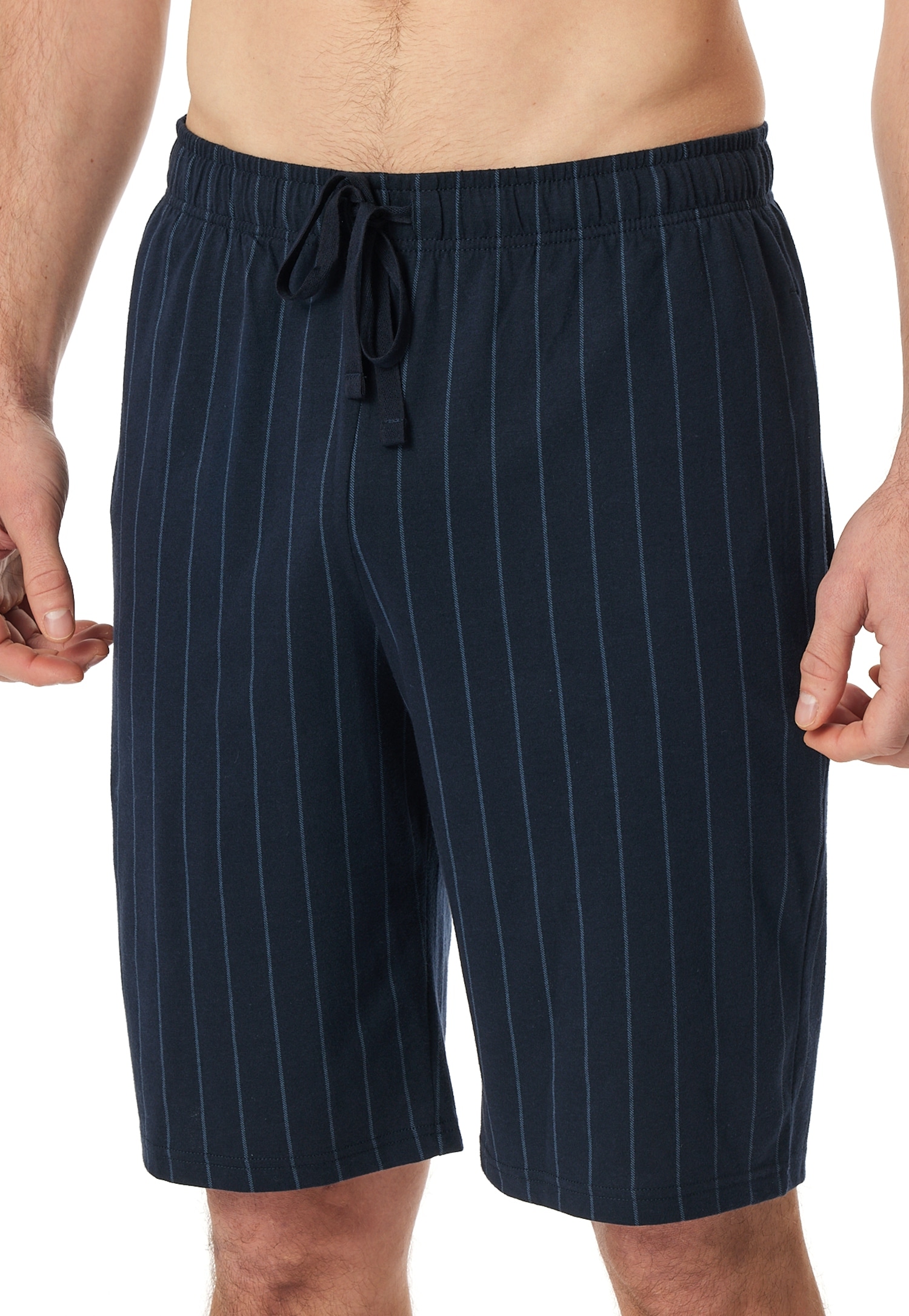 Image of Schiesser Pyjamahose "Mix + Relax" Baumwolle, seitliche Taschen, Bindekordel