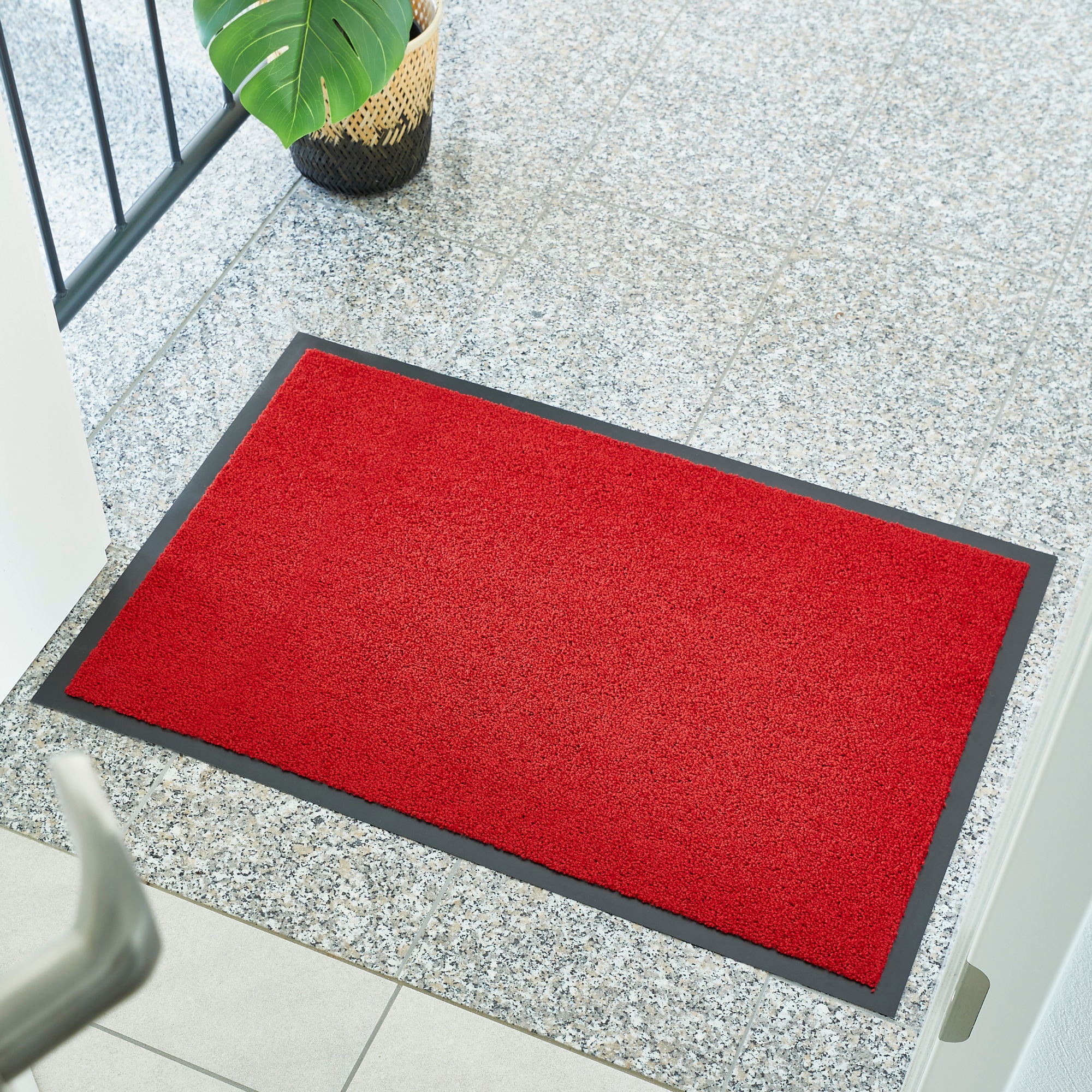 Andiamo Fussmatte »Verdi, Made in Netherlands«, rechteckig, 6 mm Höhe, Schmutzfangmatte, auch für überdachten Aussenbereich geeignet, waschbar