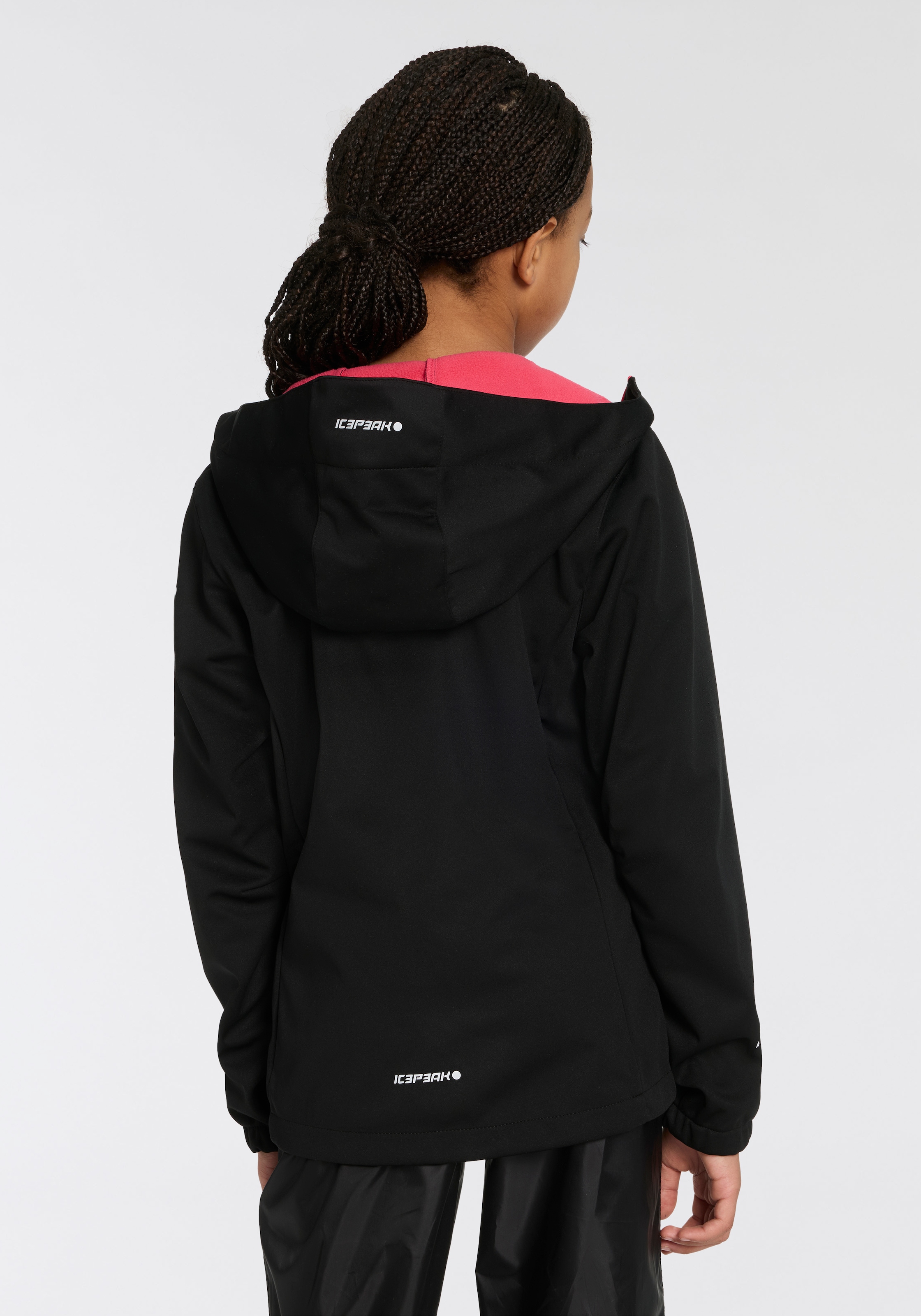 Icepeak Softshelljacke »KULM JR«, (1 St.), mit Kapuze