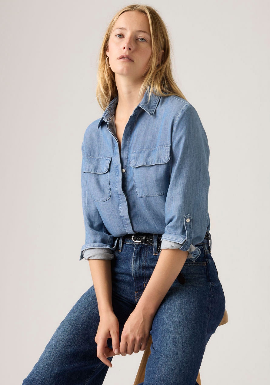 Levi's® Blouse chemise manches retroussables avec patte