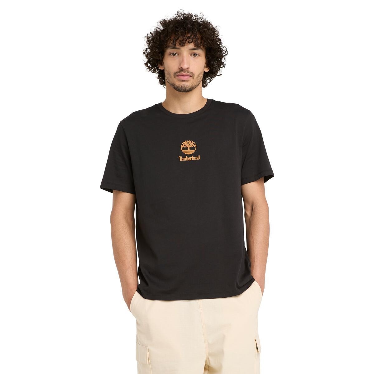 Image of Timberland T-Shirt "Print Stack Logo Short Sleeve Tee" sportlicher Schnitt, Kurzarm, für Sportmode und Casualmode