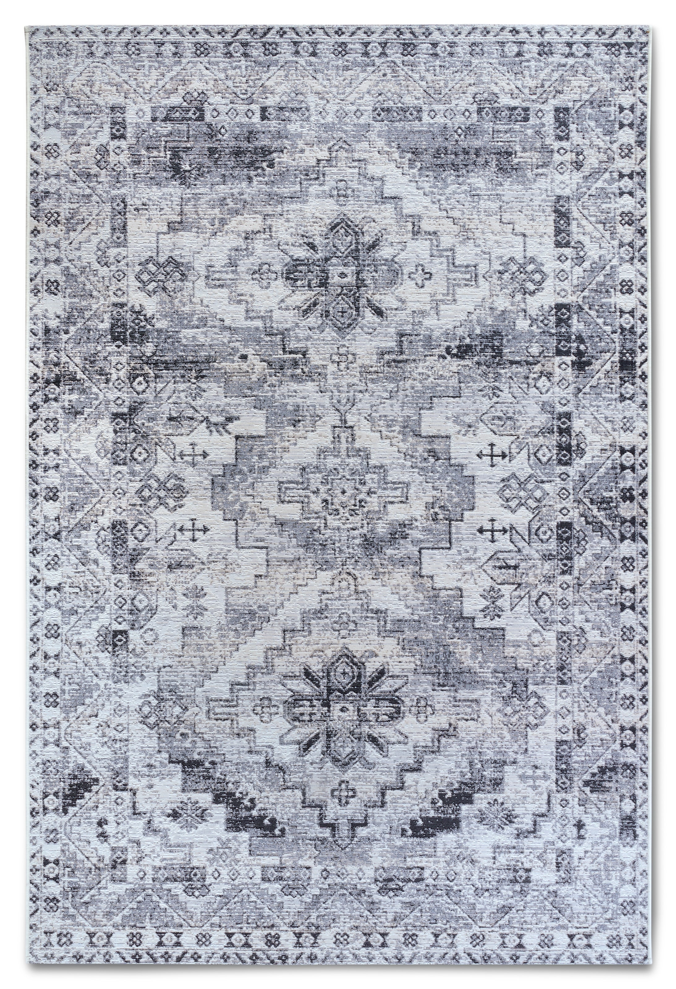 Villeroy & Boch Outdoorteppich »Esther«, rechteckig, 3 mm Höhe, Outdoor, Flachgewebe, wetterfest, Balkon, Garten, Klassisch, Terrasse