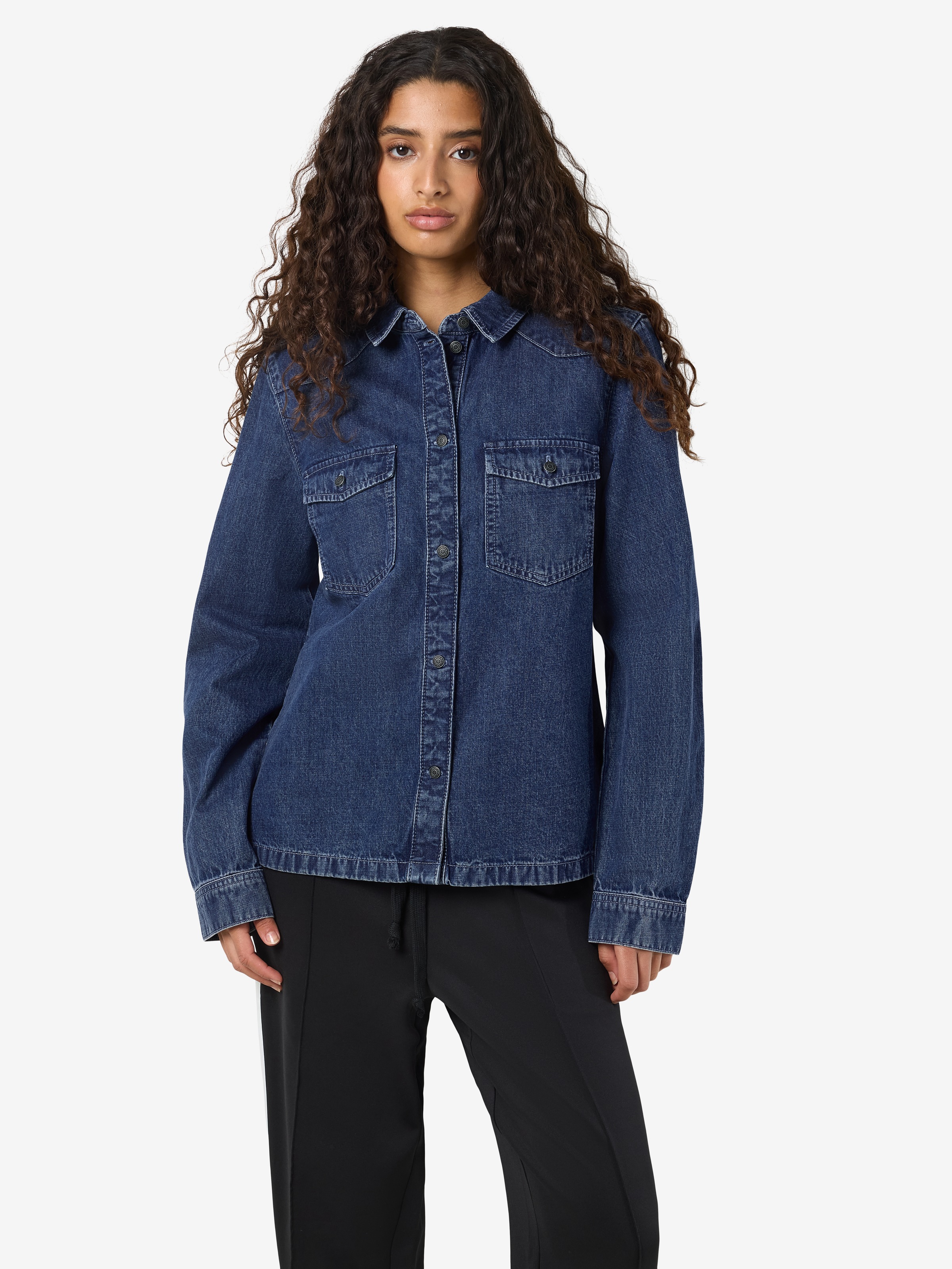 Image of Noisy may Jeansbluse "NMNEW SIGNE L/S DENIM SHIRT VI002MB NOOS"