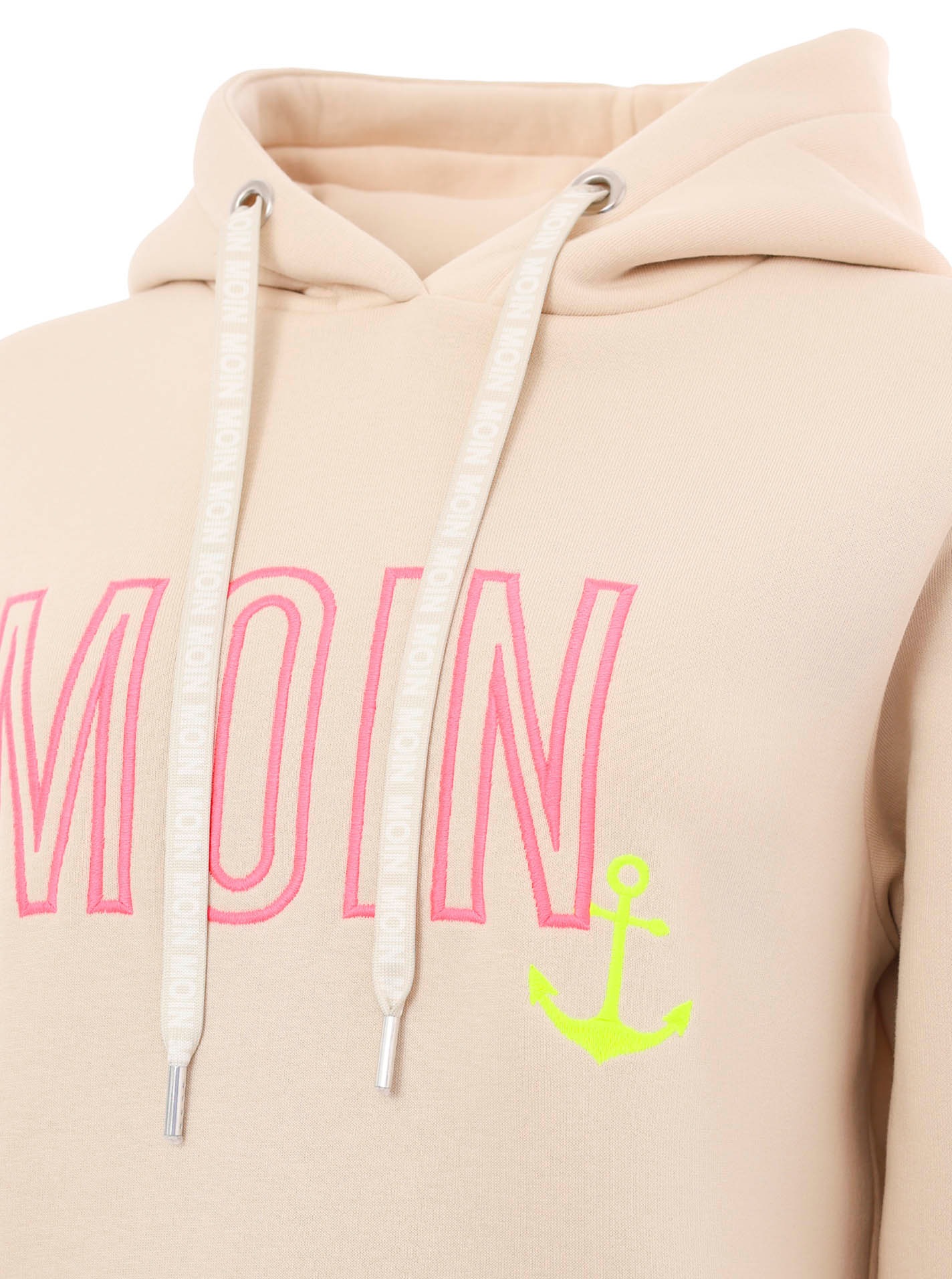 Zwillingsherz Hoodie »Limited Edition«, mit Kapuze, gesticktem "MOIN" und Anker Motiv