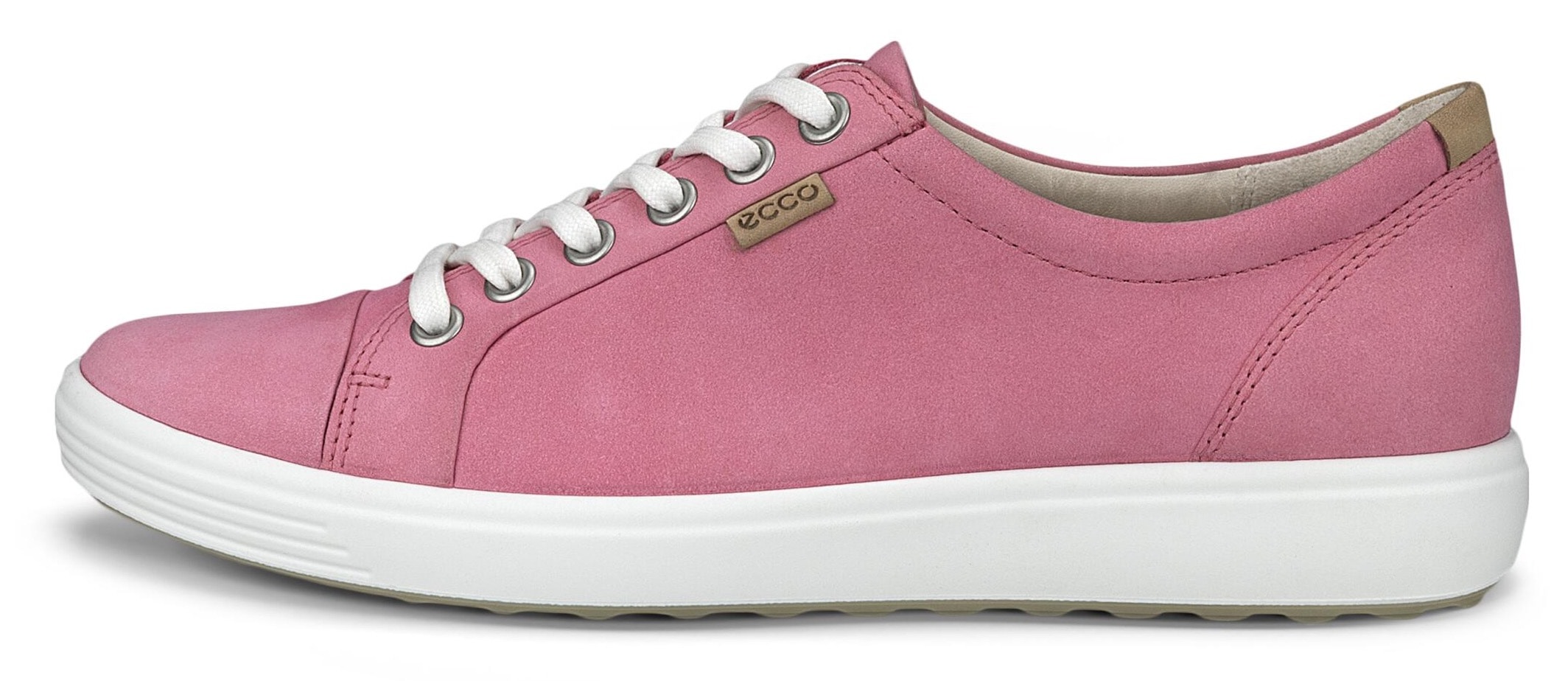 Ecco Sneaker »SOFT 7 W«, mit Label, Freizeitschuh, Halbschuh, Schnürschuh, schmale Form