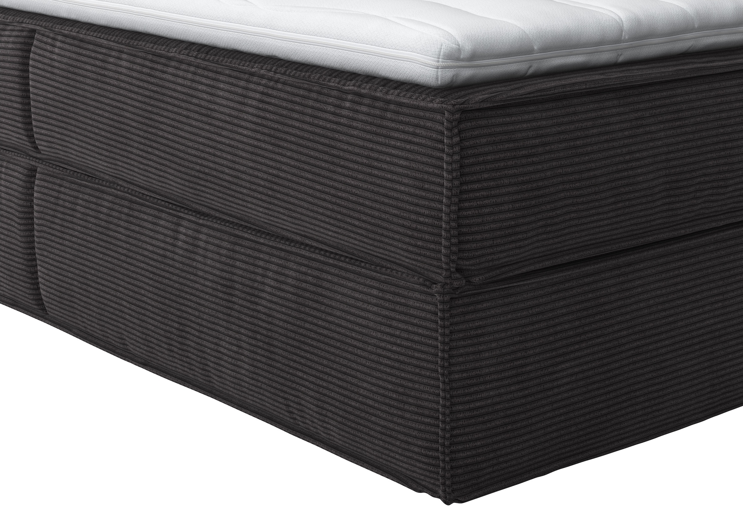 LeGer Home by Lena Gercke Lit boxspring »Addyson« Härtegrade H2, H3 und H4 wählbar,  Boxspringbett inkl. Topper, 2 Matratzen