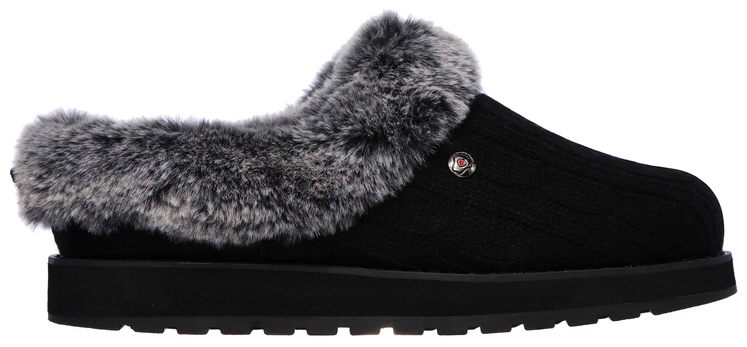 Skechers Pantoffel »KEEPSAKES - ICE ANGEL«, Hausschuh in Strick-Optik