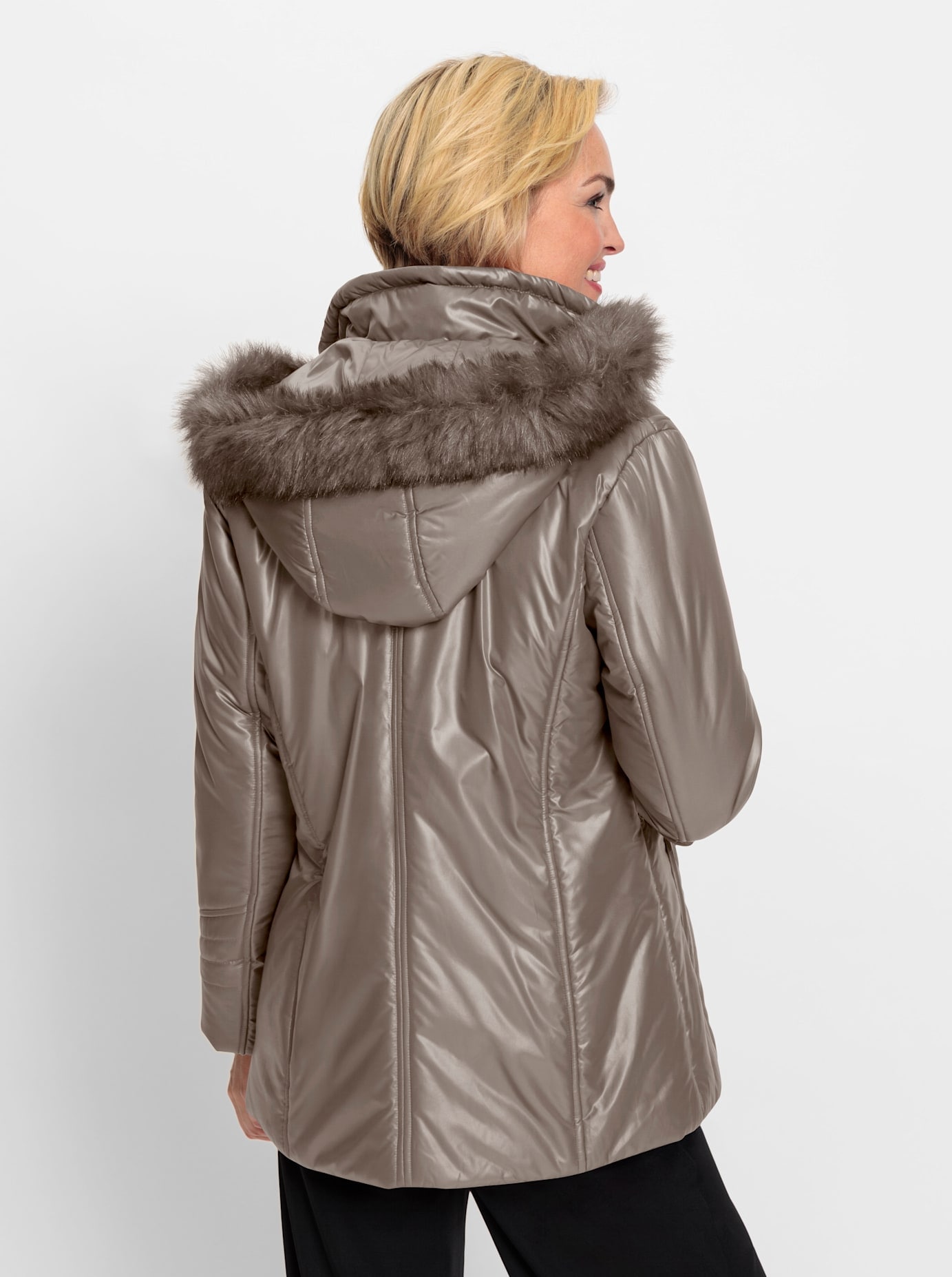 Classic Winterjacke, mit Kapuze