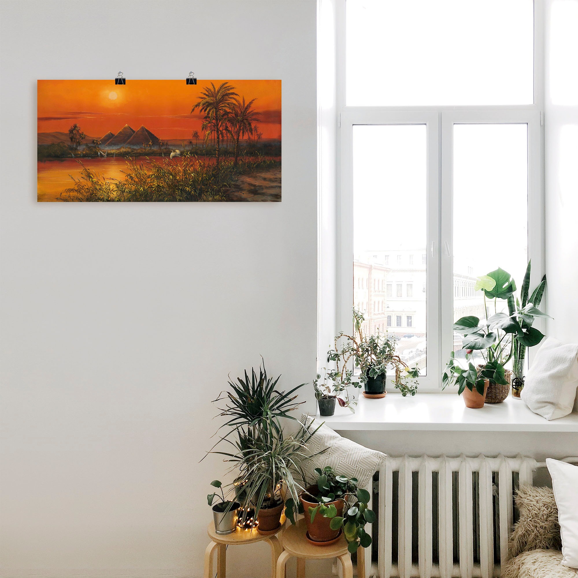 Artland Wandbild »Pyramiden«, Afrika, (1 St.), als Alubild, Leinwandbild, Wandaufkleber oder Poster in versch. Grössen