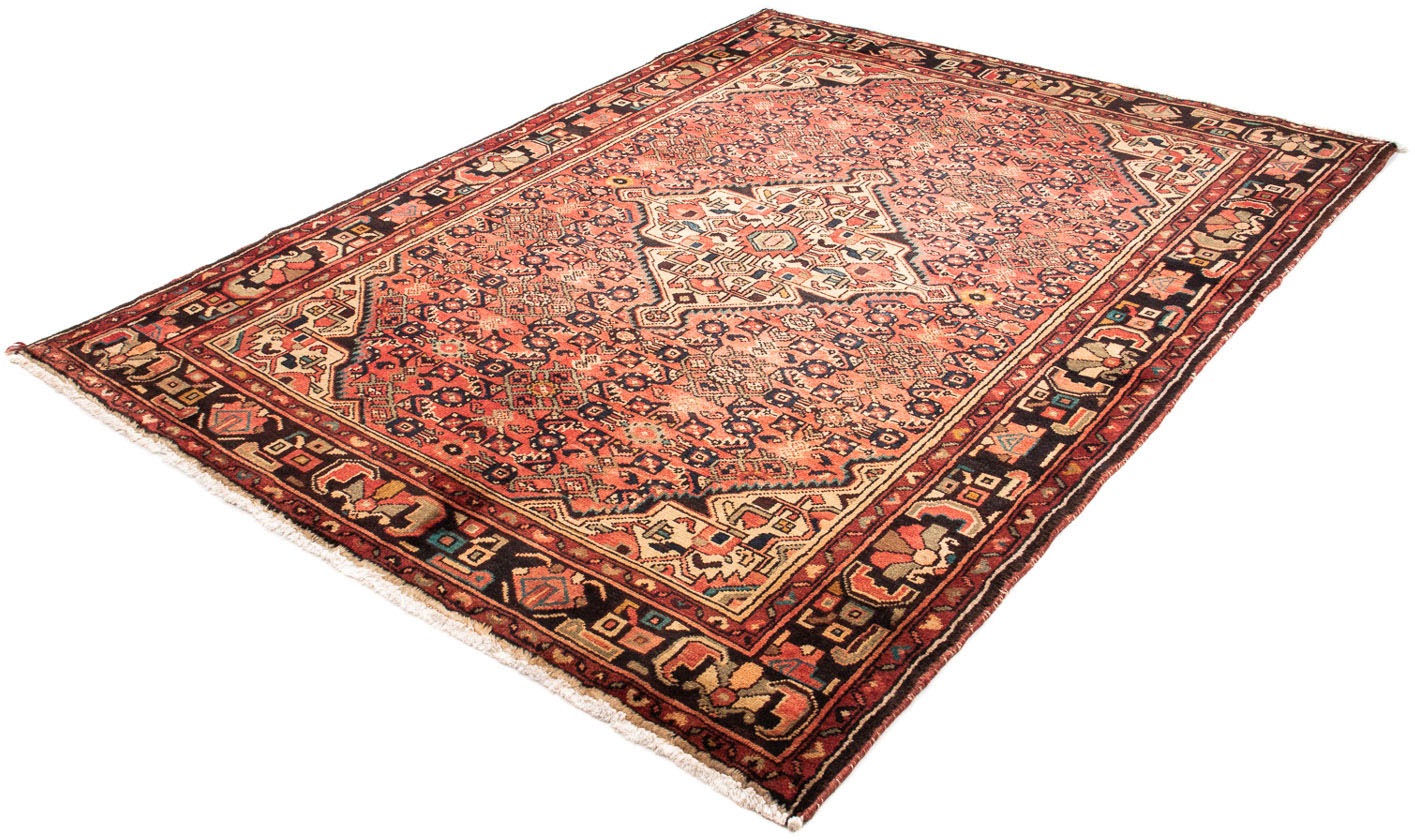 Image of morgenland Orientteppich »Perser - Nomadic - 216 x 163 cm - hellrot«, rechteckig, 10 mm Höhe, Wohnzimmer, Handgeknüpft, Einzelstück mit Zertifikat bei Ackermann Versand Schweiz