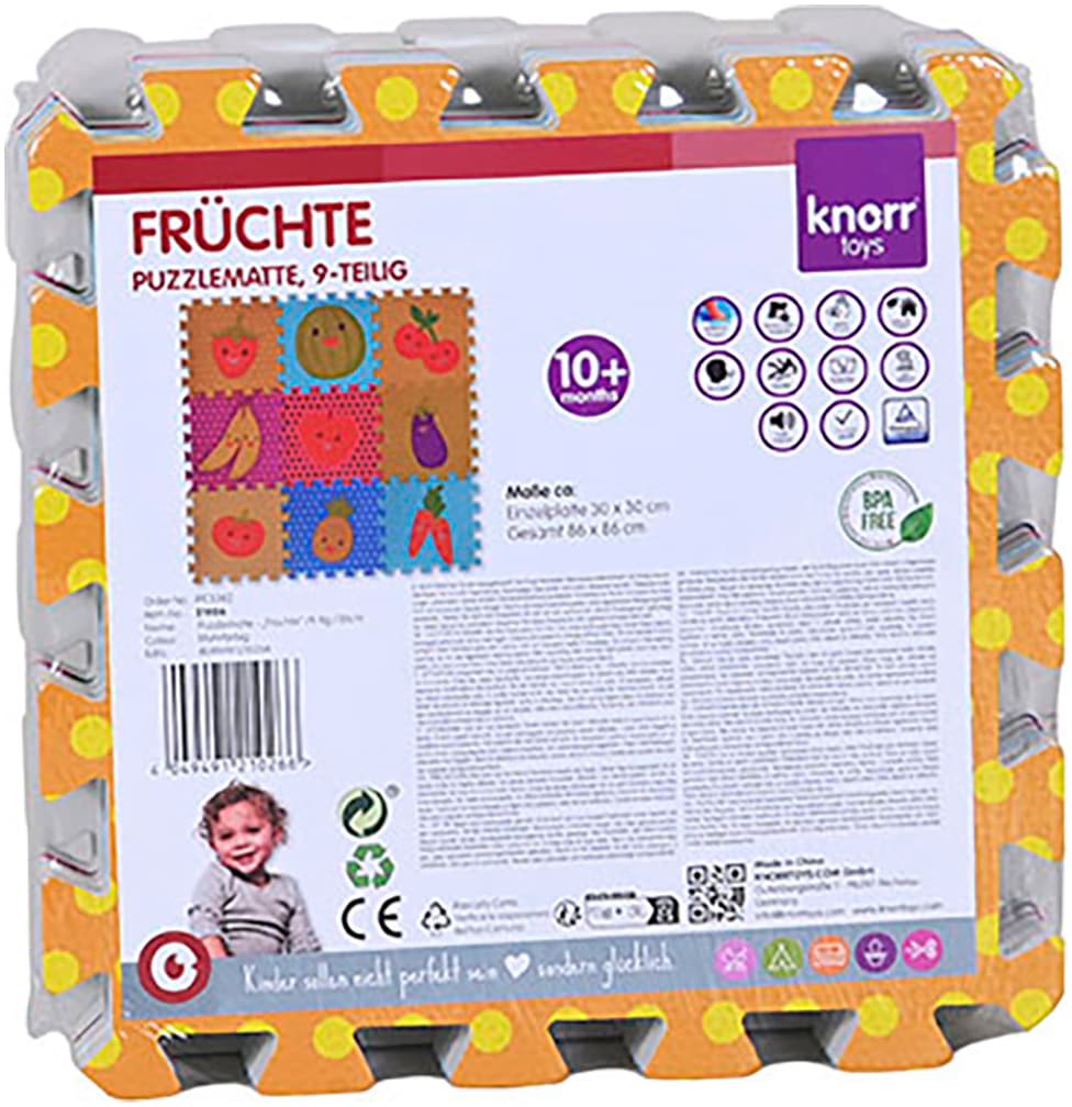 Knorrtoys® Puzzle »Früchte«, Puzzlematte, Bodenpuzzle