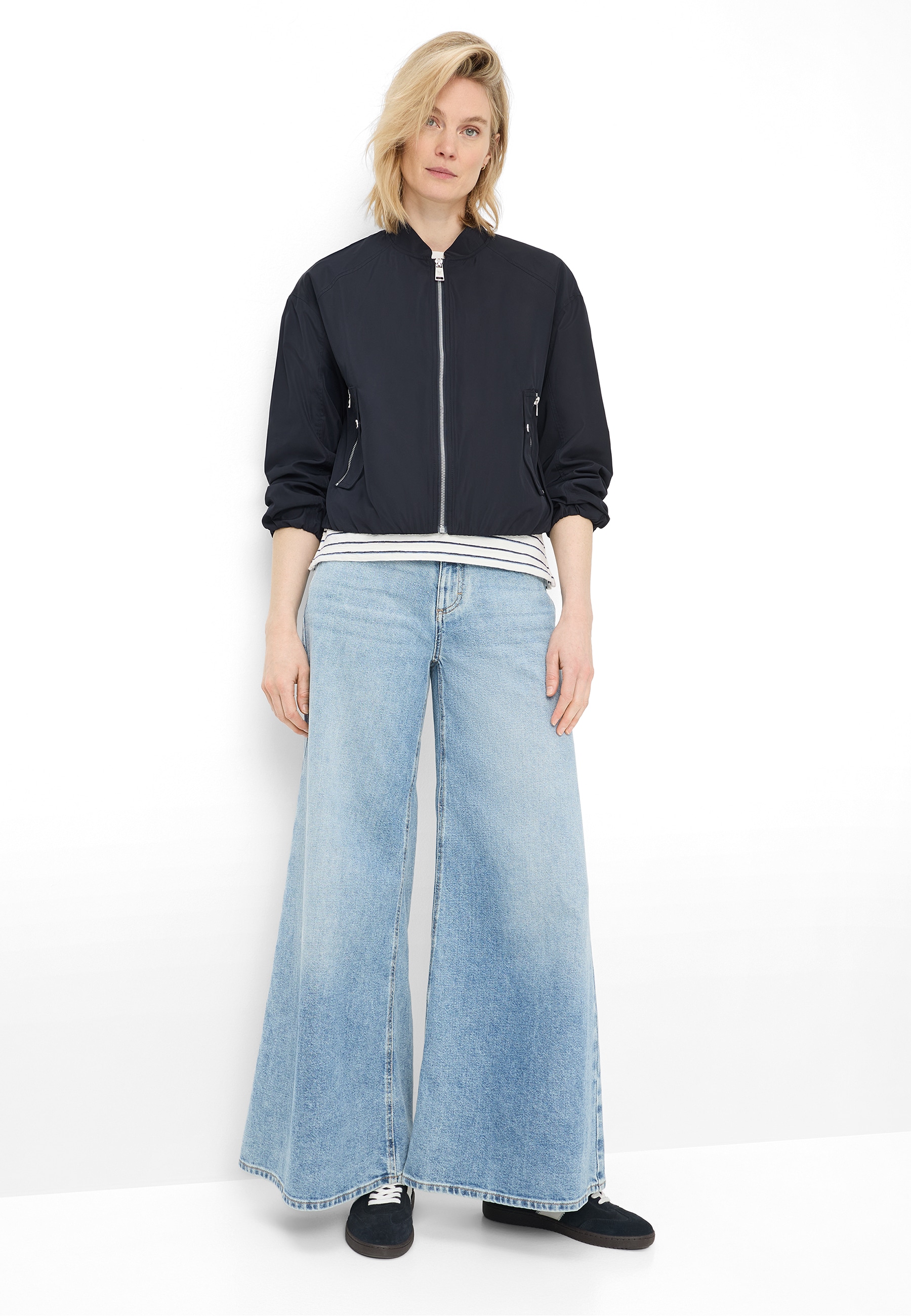 Fuchs Schmitt Blouson col montant, coupe régulière, plis dans le dos