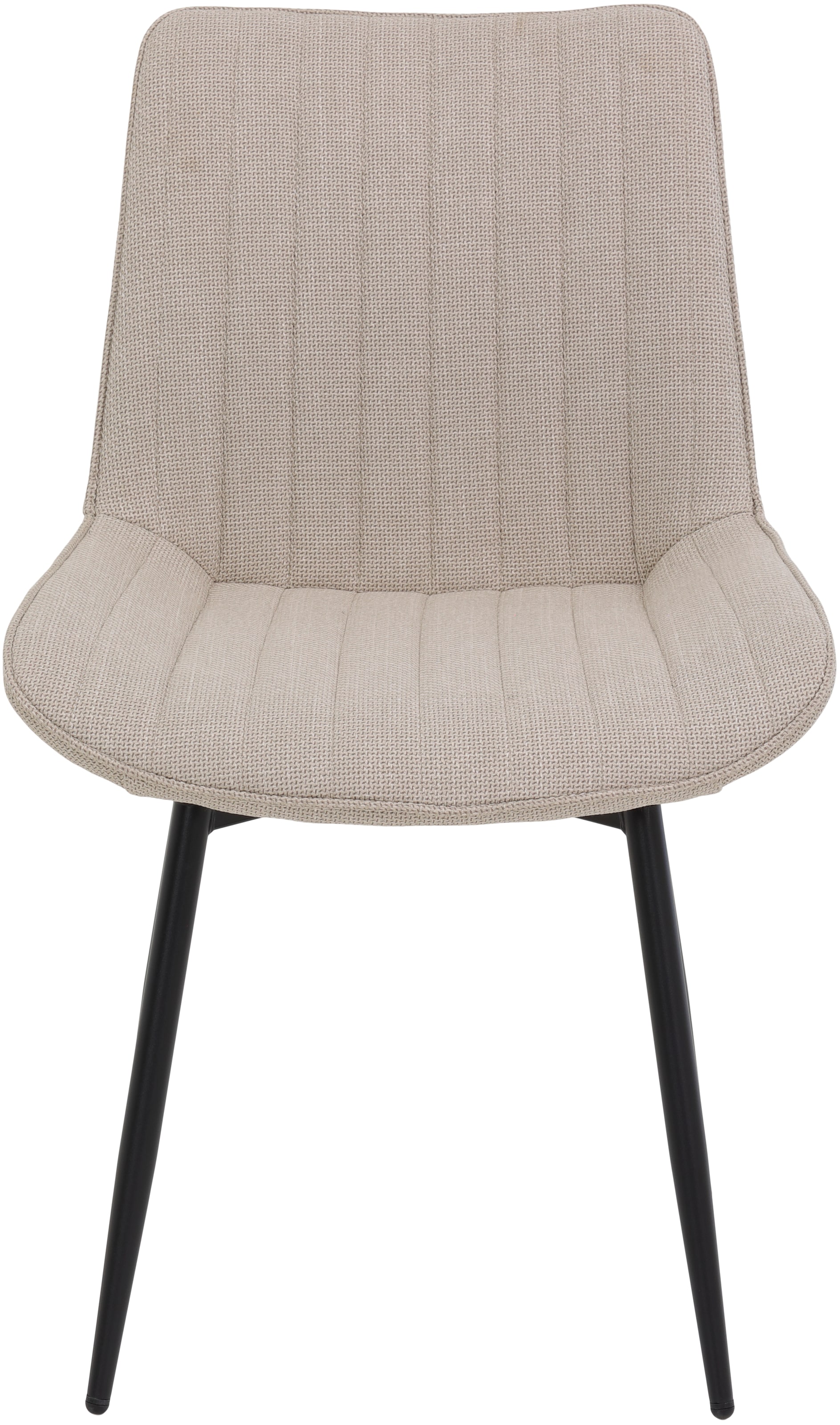 HELA Drehstuhl »Vierfussstuhl BERGEN«, (Set), 2 St., Webstoff, Esszimmerstuhl, XL-Sitzbreite, 360° drehbar