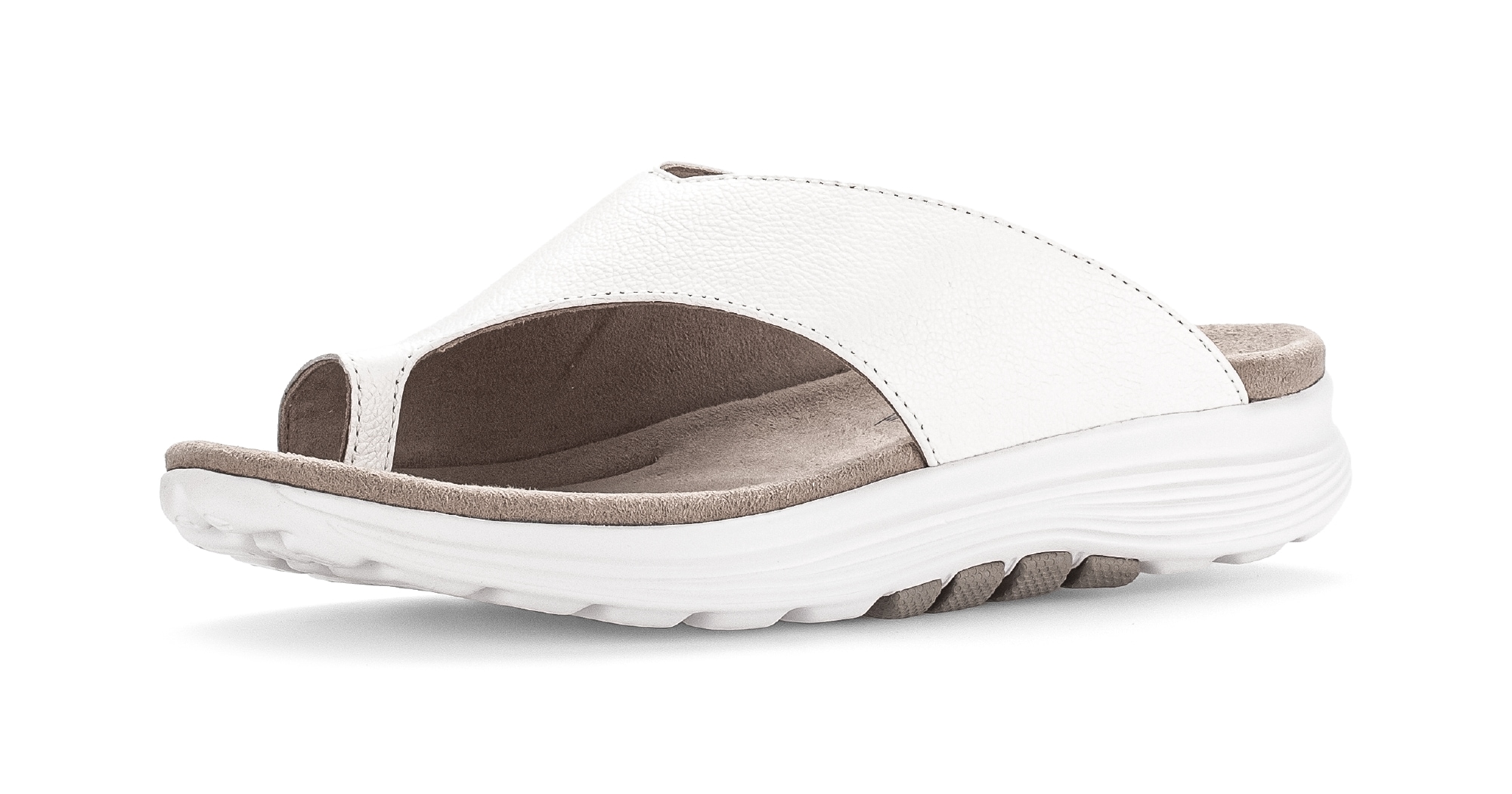 rollingsoft Dianette  Tongs, chaussure d'été avec lanière d'orteil souple, largeur G