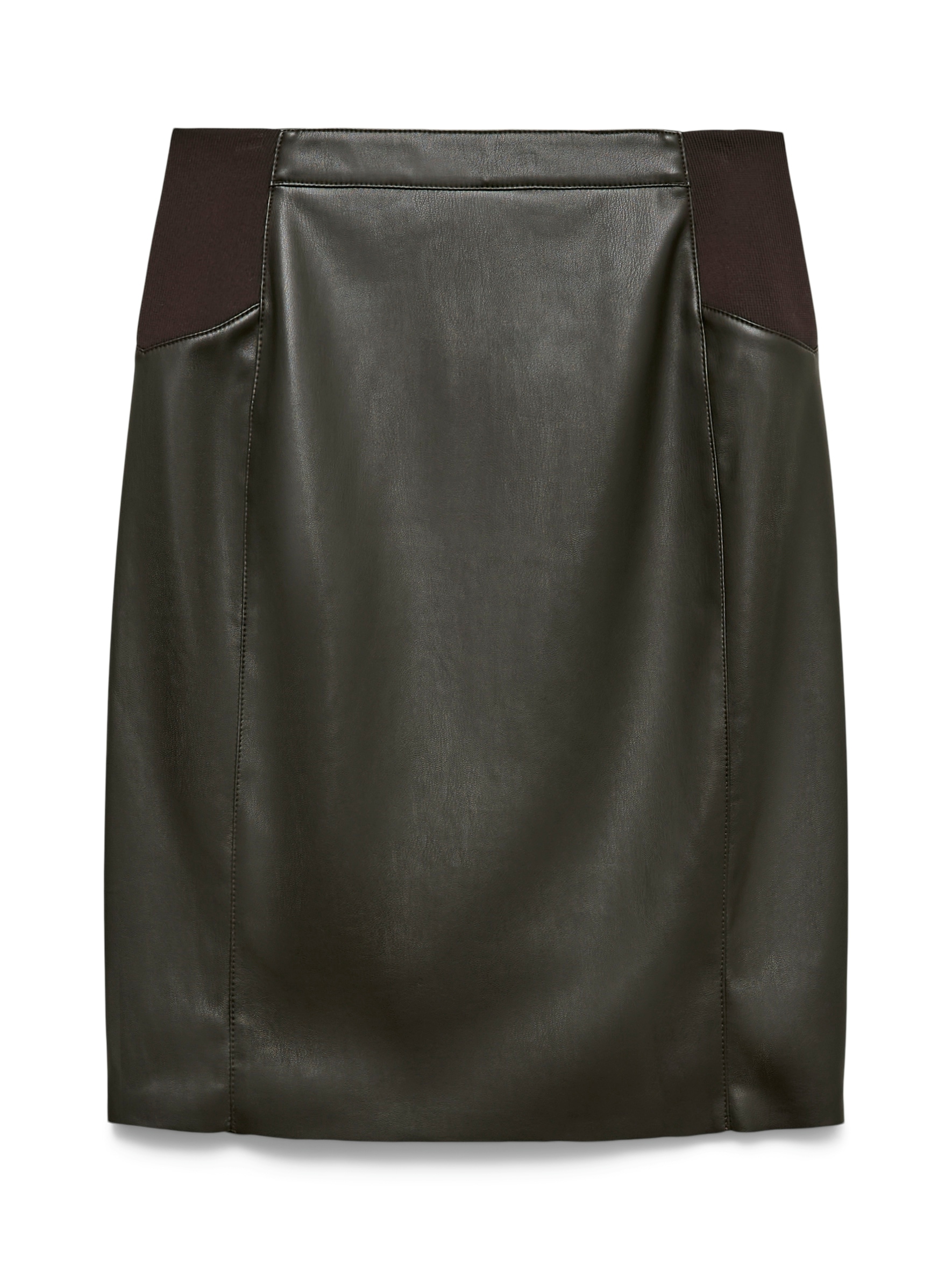 Vero Moda Jupe en similicuir »VMBUTTERSIA HW COATED SKIRT NOOS« Imitation cuir, taille haute