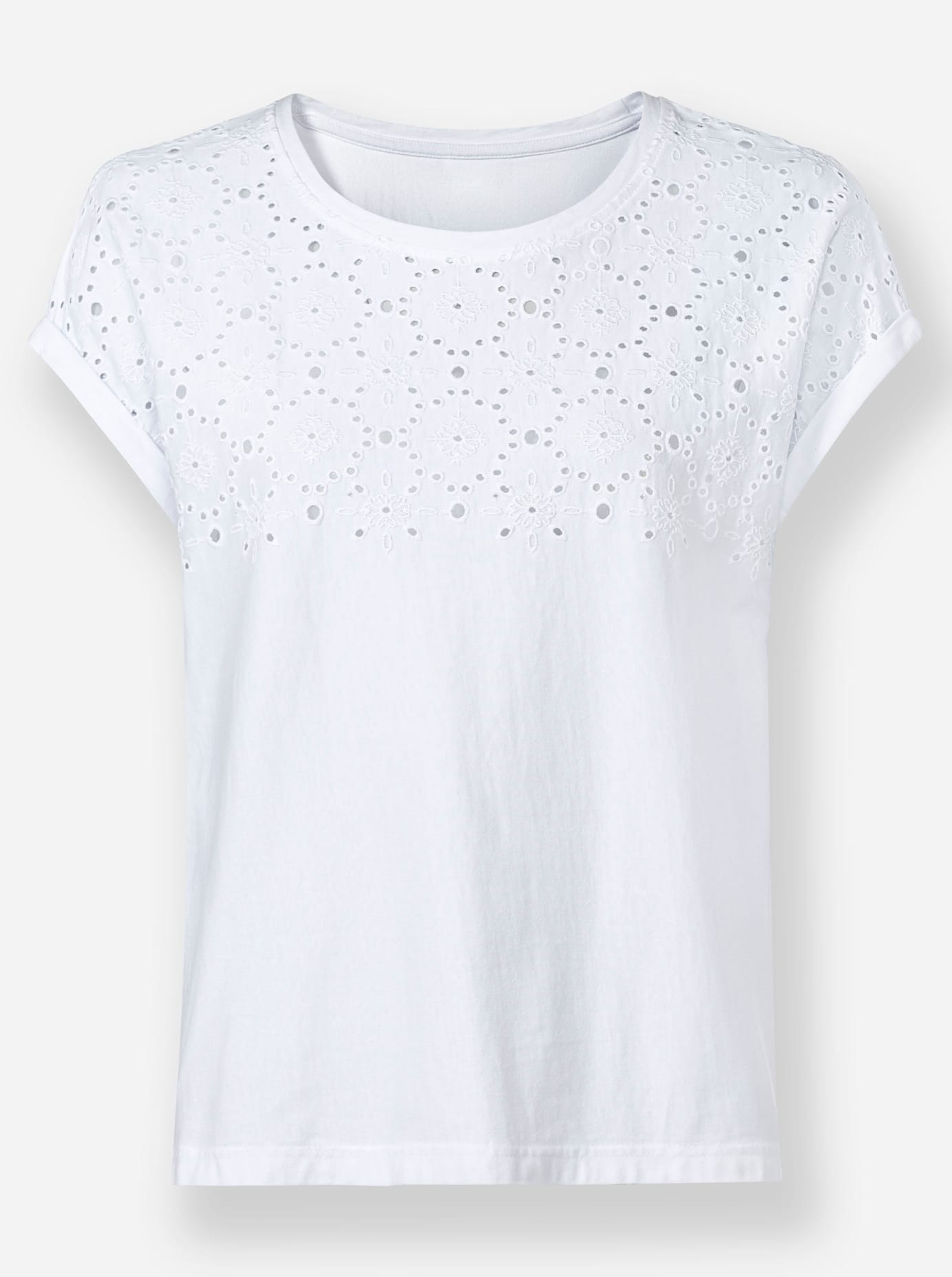 Inspirationen Shirt à col rond »Shirt« 1 cuis tlg.